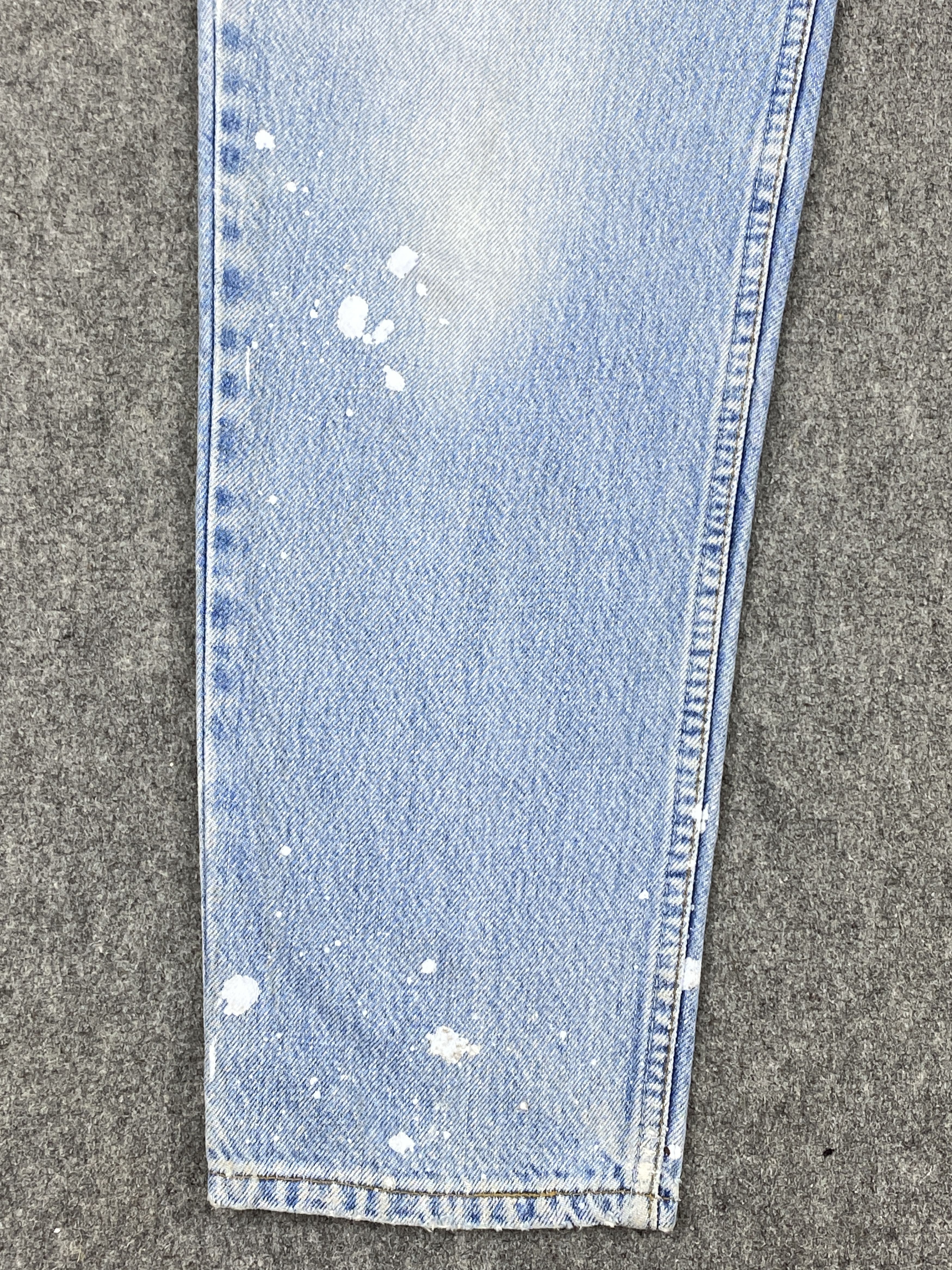 Levi's Vintage 90s Levis Orange Tab Splatter Painter Jeans S0025 Size US 28 / EU 44 - 11 Thumbnail
