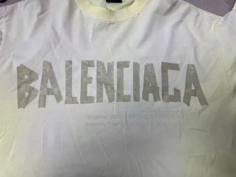 Balenciaga Balenciaga Letter Logo Printed Round Neck Short Sleeve T-S Size US M / EU 48-50 / 2 - 5 Thumbnail