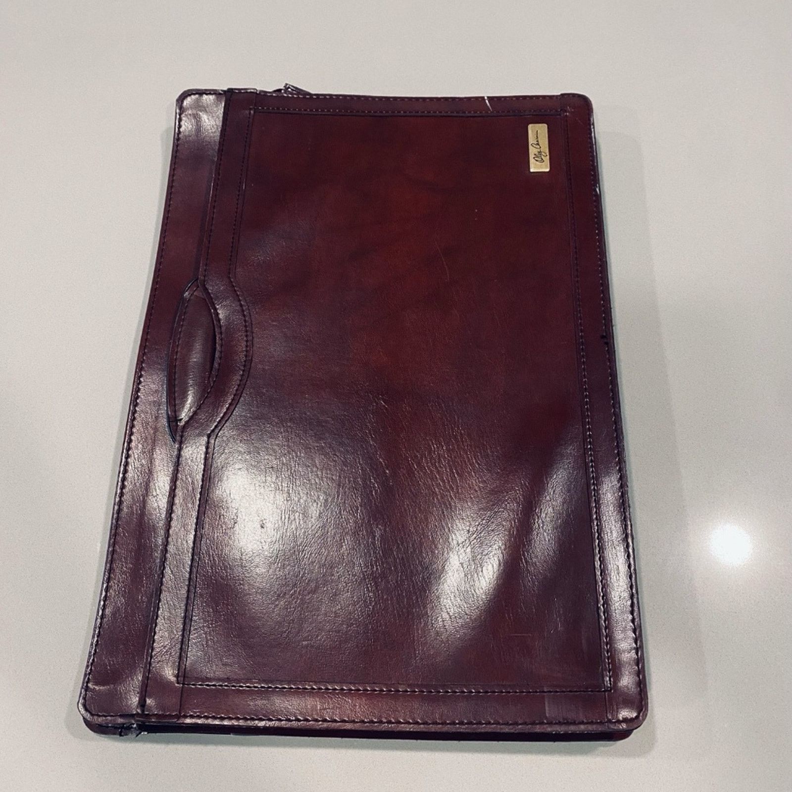 Oleg Cassini Oleg Cassini Vintage Leather Vintage Briefcase Size ONE SIZE - 2 Thumbnail