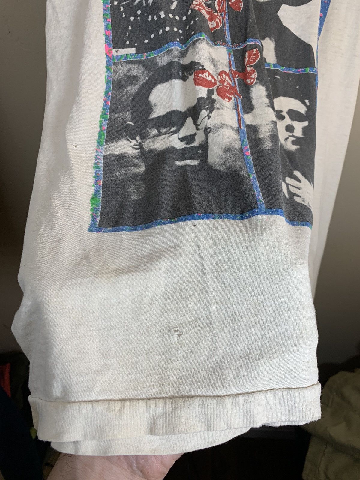 Band Tees *RARE* Vintage 1990 Depeche Mode World Violation Tour Shirt Size US L / EU 52-54 / 3 - 5 Thumbnail