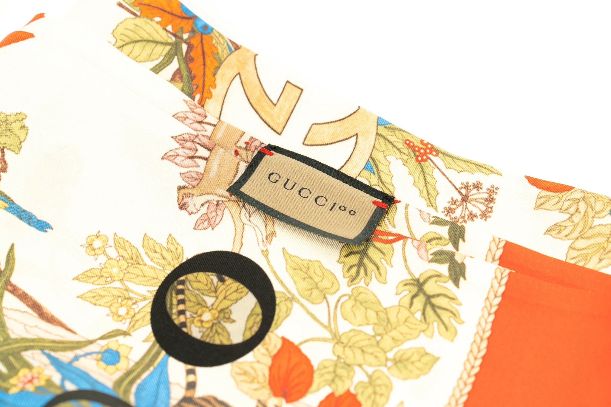Gucci Gucci Lady Savanero Silk Scarf Brand New With Tags Size ONE SIZE - 3 Thumbnail