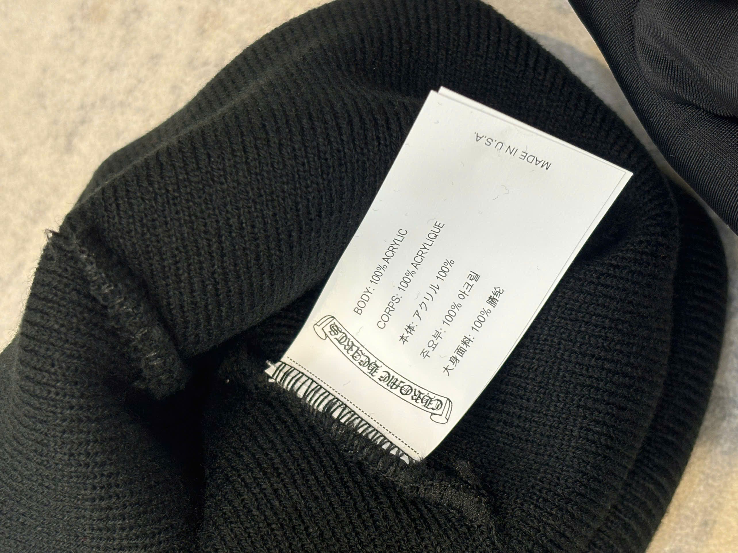 Chrome Hearts CHROME HEARTS Classic Beanie Size ONE SIZE - 7 Thumbnail