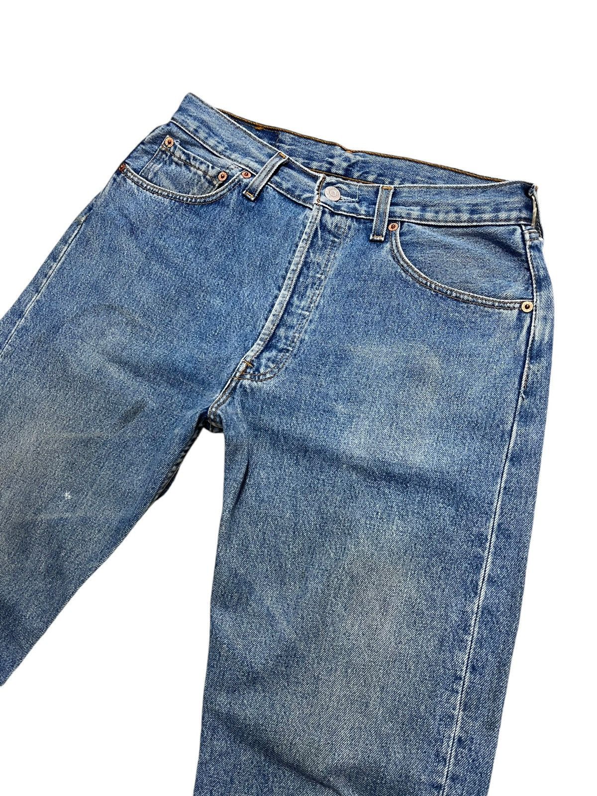 Levi's × Vintage VINTAGE LEVIS 501 MADE IN UK JEANS Size US 31 - 2 Thumbnail