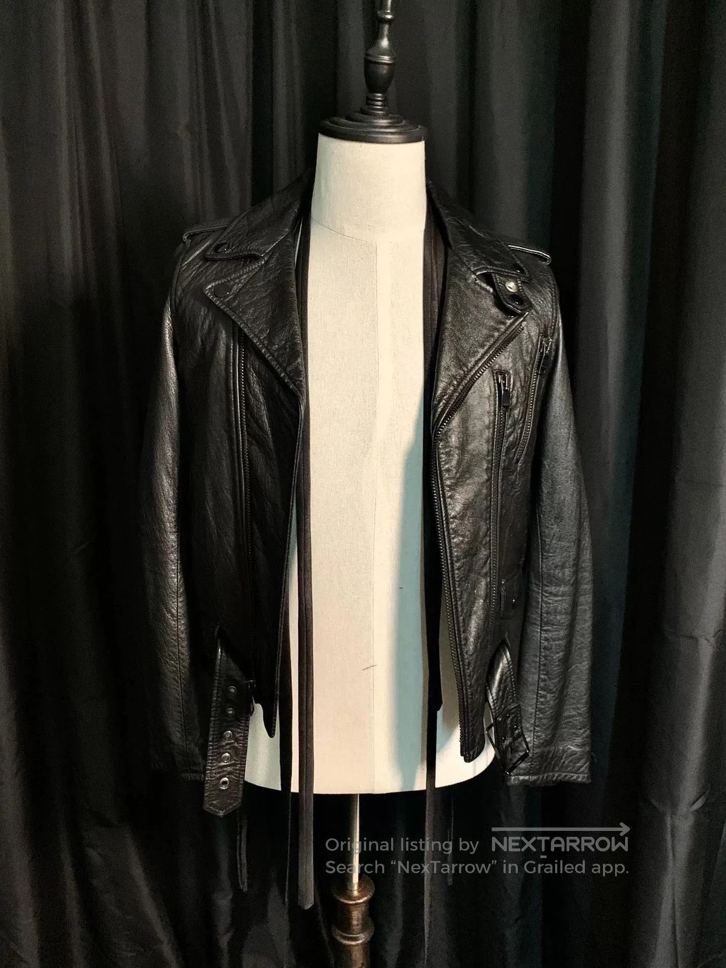 Saint Laurent Paris Saint Laurent 2016 A/W Leather Biker Jacket. Size XS / US 0-2 / IT 36-38 - 1 Thumbnail