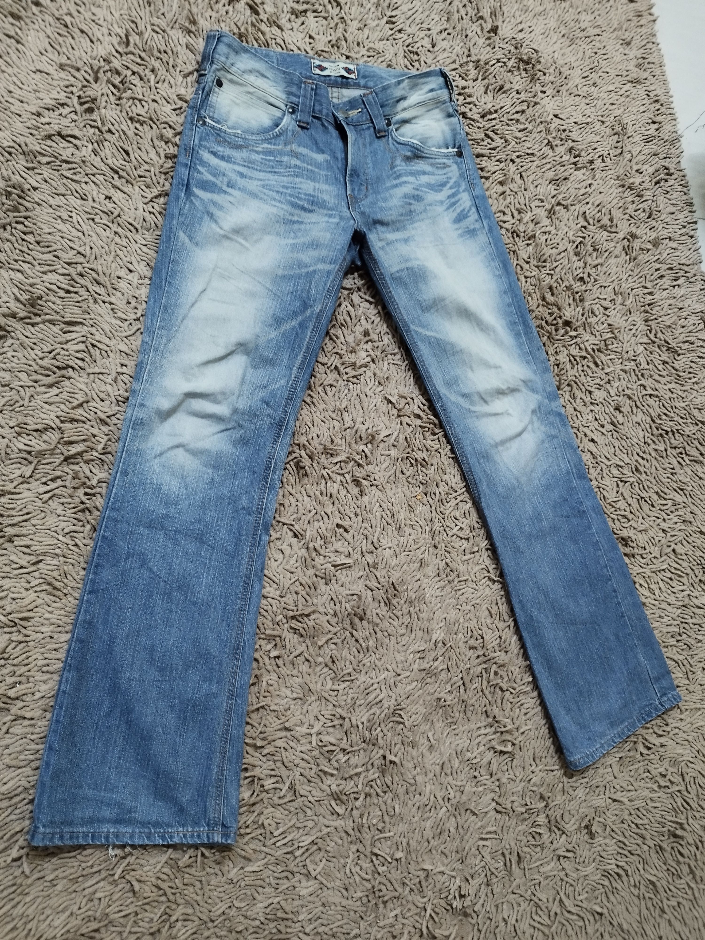 Edwin × Japanese Brand Flare Edwin blue trip pants Size US 34 / EU 50 - 4 Thumbnail