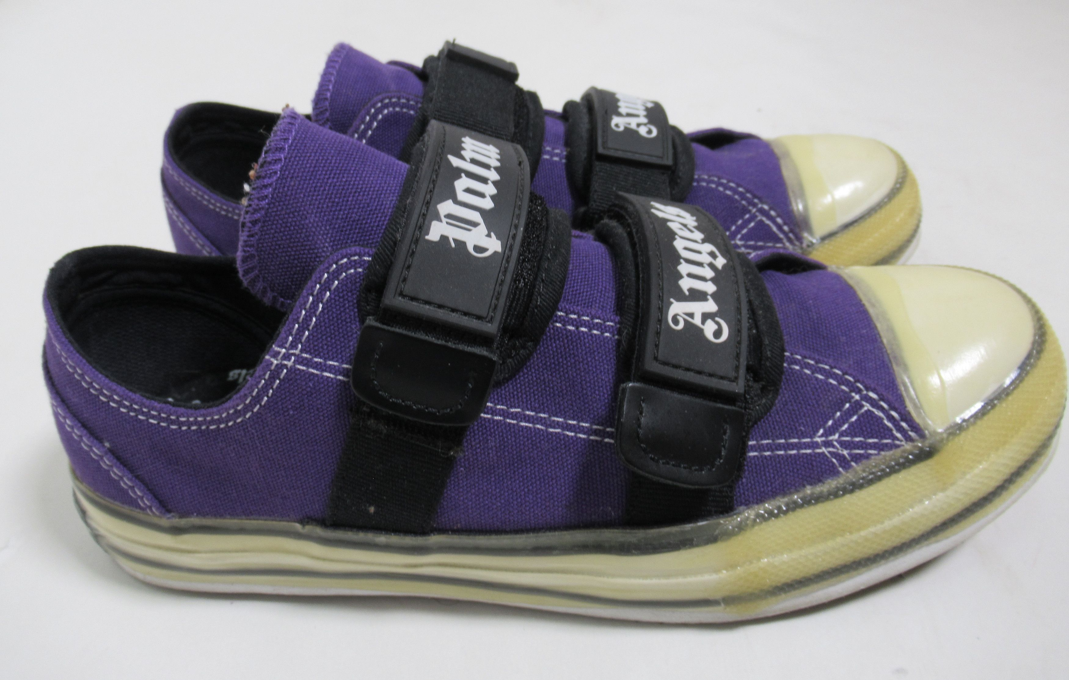 Palm Angels Palm Angels Women's Vulcanized Low Sneakers Purple Size US 10 / IT 40 - 2 Thumbnail