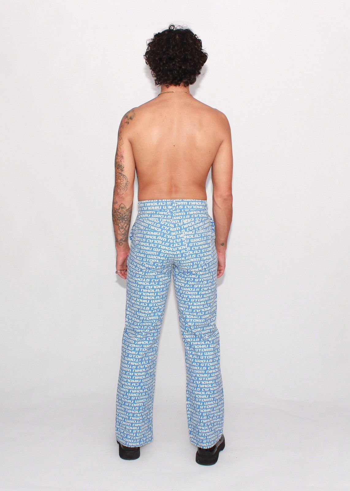 Other !DS! SS23 Nikolaj Storm Chaco Monogram Denim Pants Size US 30 / EU 46 - 3 Thumbnail