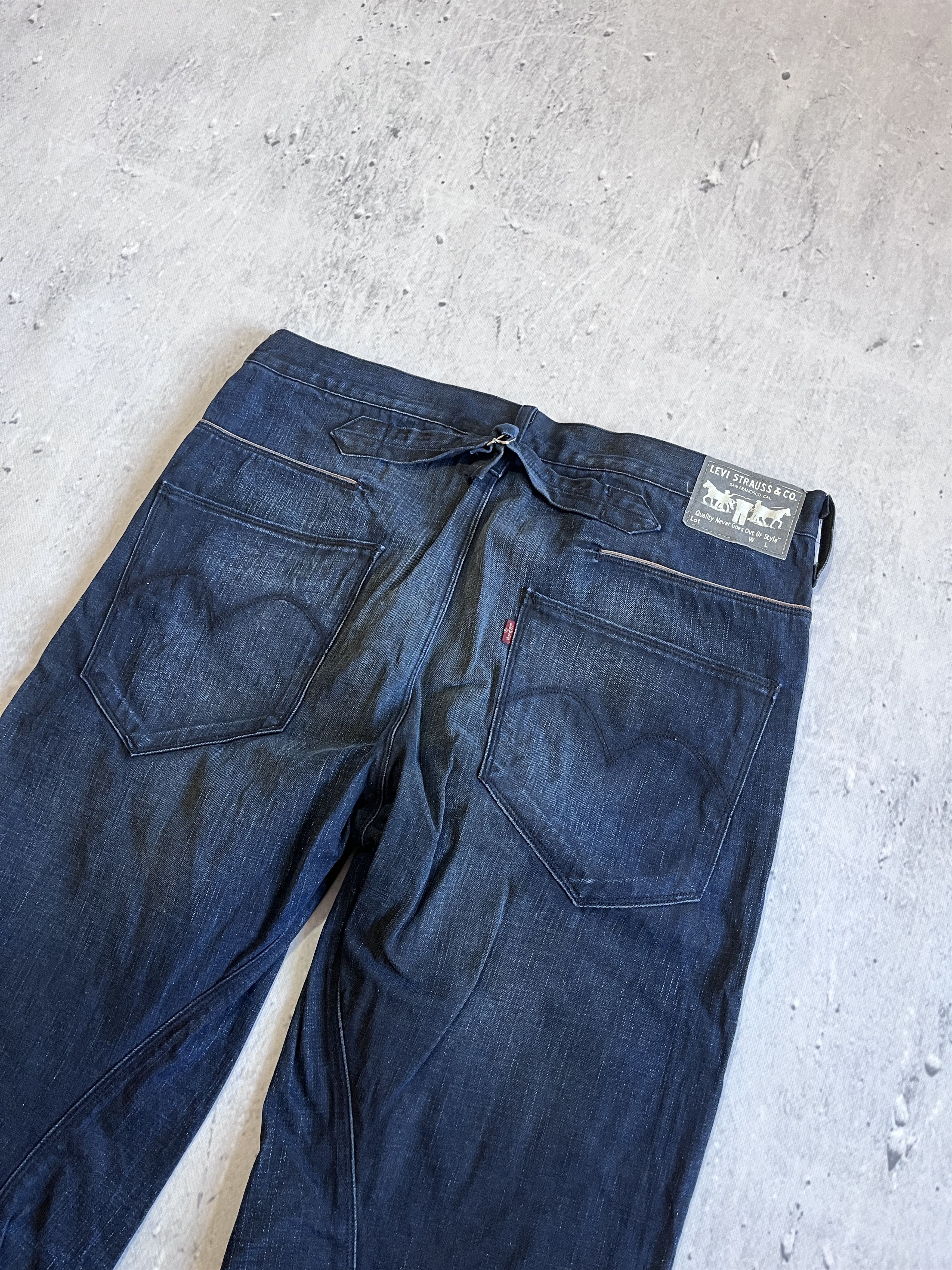 Levi's LEVI'S ENGINEERED JEANS 2011 TWISTED LEG BUCKLE BACK DENIM Size US 36 / EU 52 - 3 Thumbnail