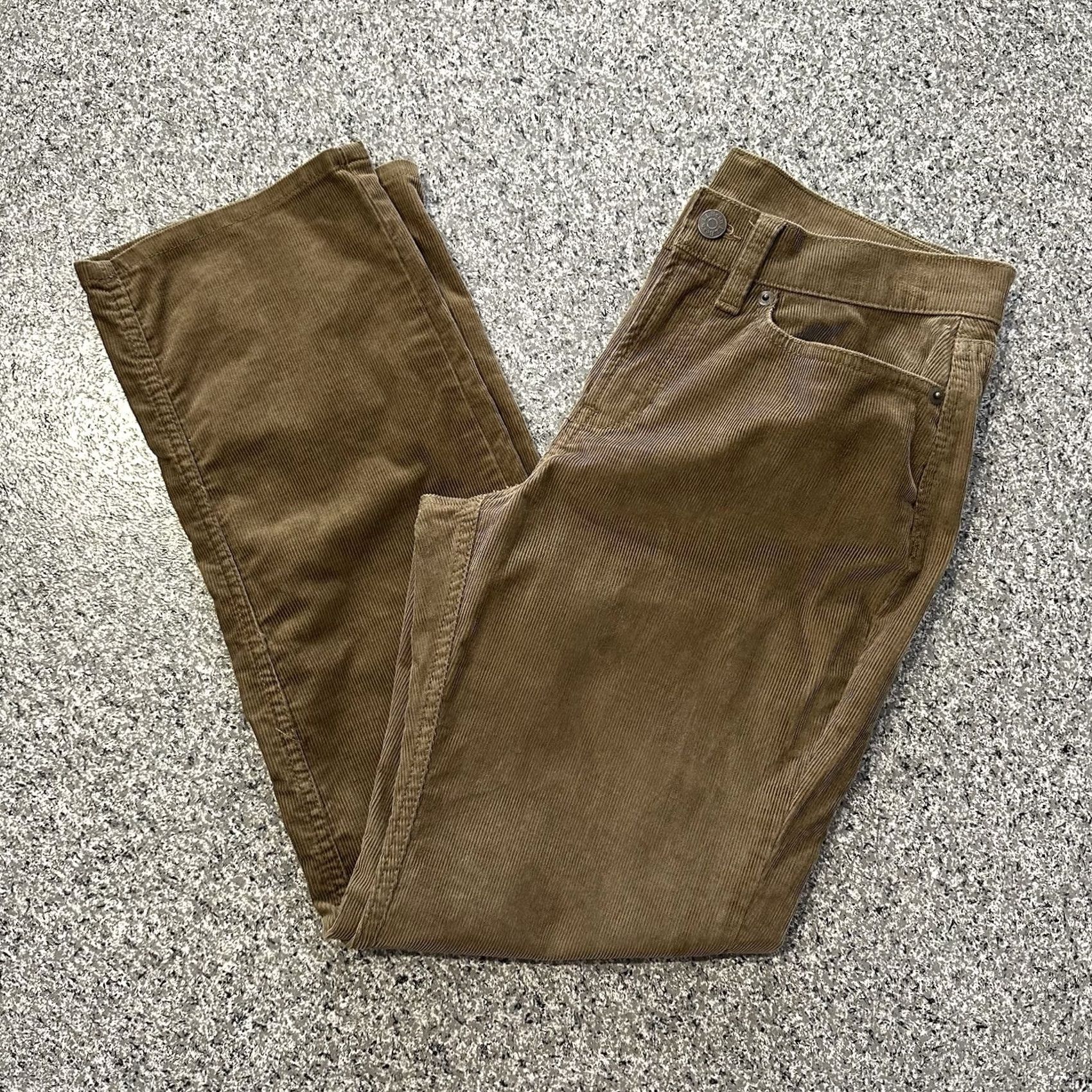 Vintage L.L. Bean Pants Womens 6P Corduroy Straight Leg Mid Rise BeanFlex Stretch - Brown, 28x27 - Casual, Regular Fit Size 28" / US 6 / IT 42 - 2 Thumbnail