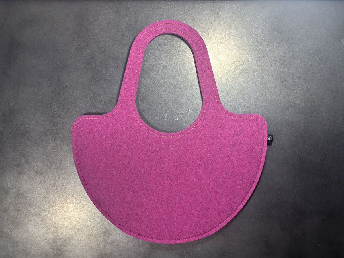 Other Felt Bag Oversized Tote Bag Felted Wool Pink Buzzi Space Size ONE SIZE - 11 Thumbnail