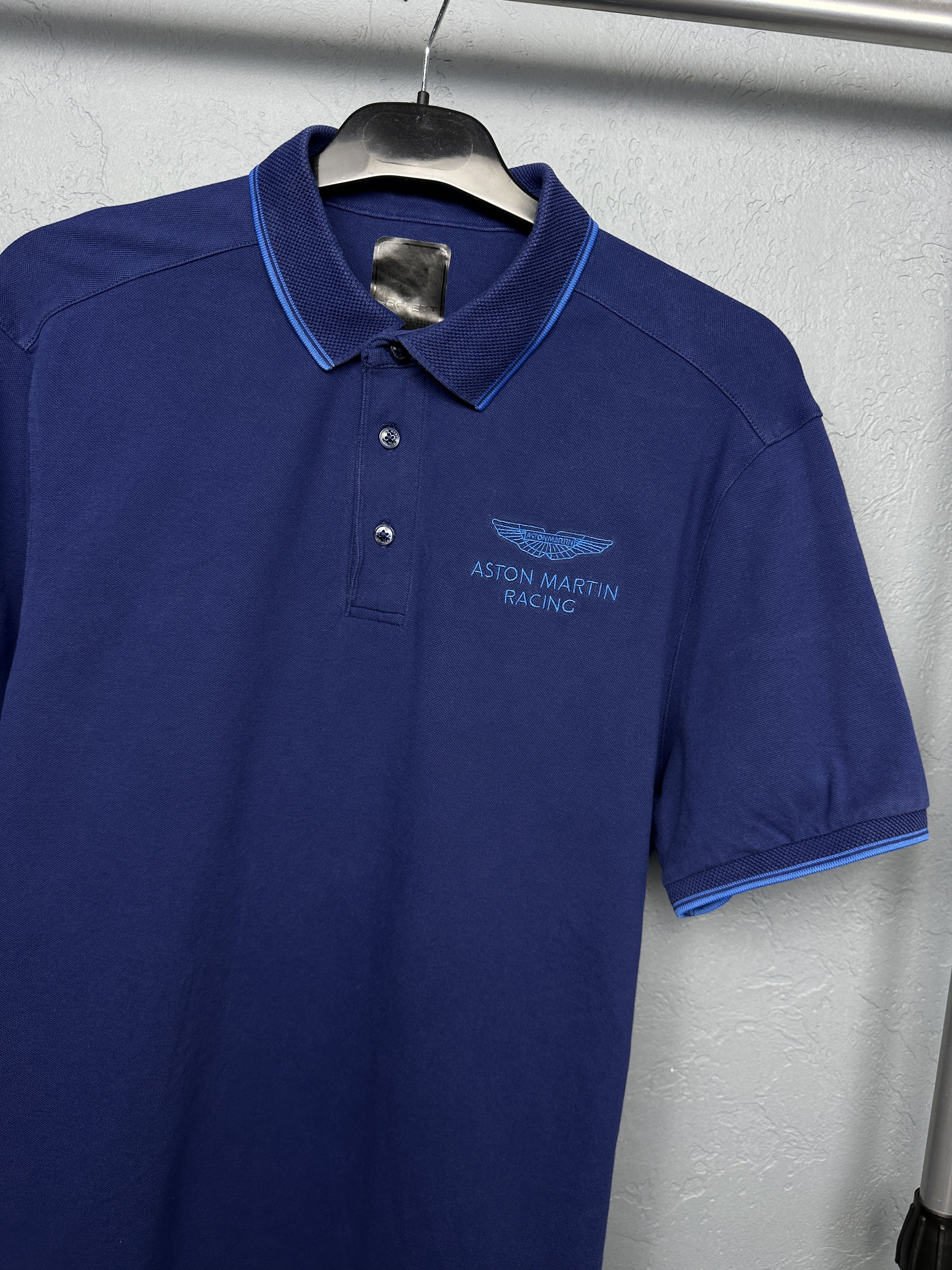 Hackett Aston Martin by Hackett Mens Polo Shirt Size US L / EU 52-54 / 3 - 2 Thumbnail