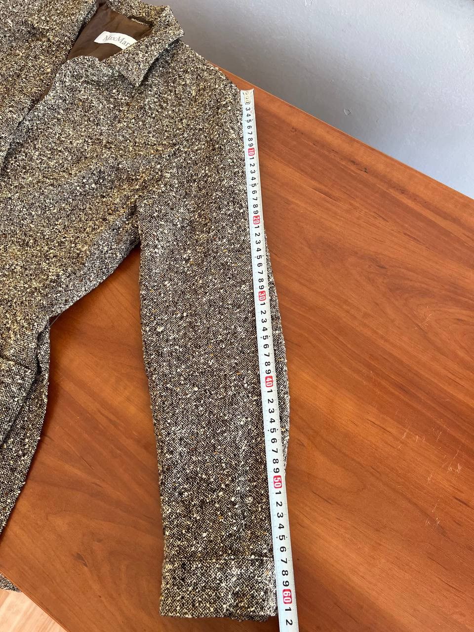 Max Mara MAX MARA WOOL BLEND BELTED BUTTON BLAER JACKET COAT WOMAN 10 Size L / US 10 / IT 46 - 17 Thumbnail