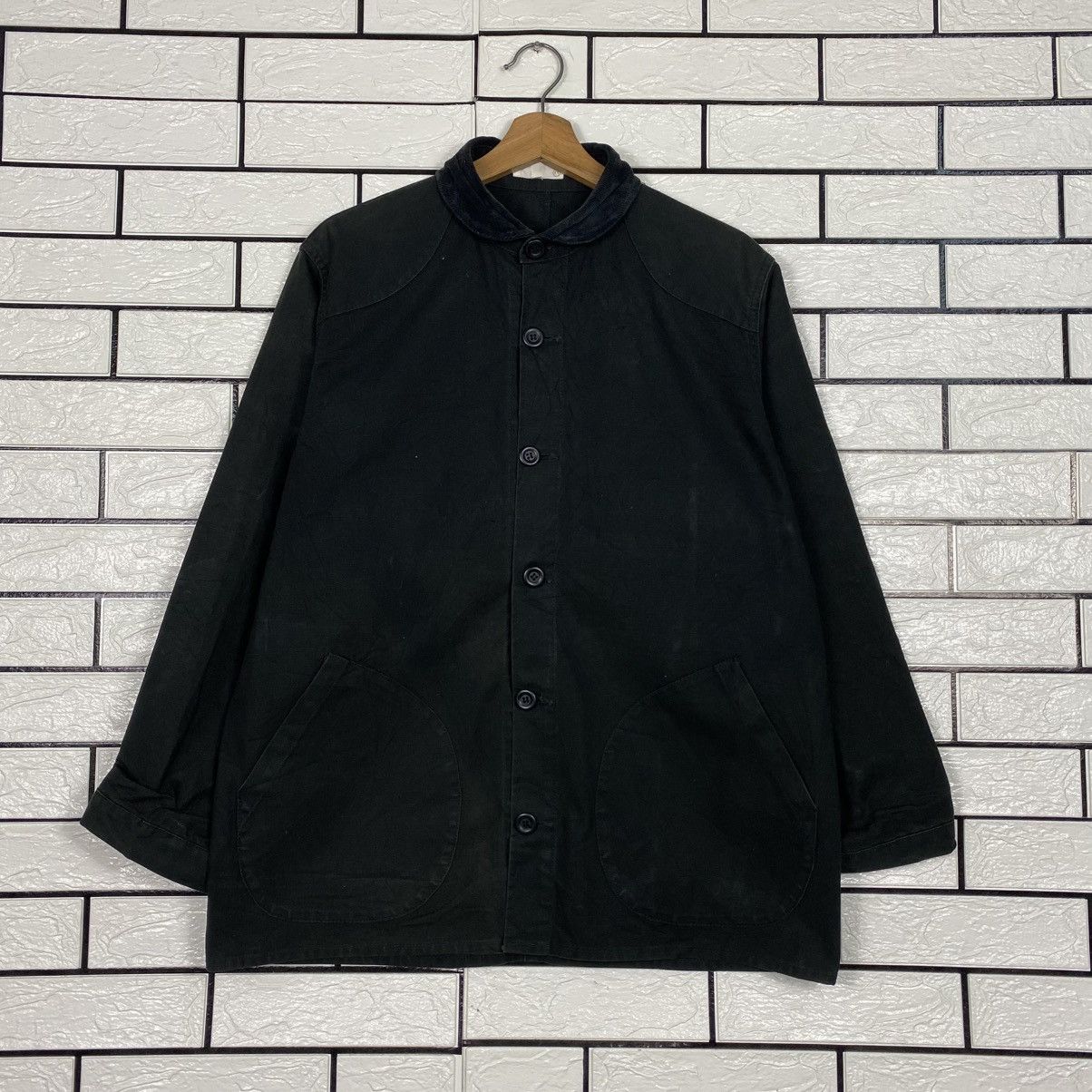 Japanese Brand 📌Vintage Button Chore Jacket Unbranded Issey Miyake Size US M / EU 48-50 / 2 - 2 Thumbnail