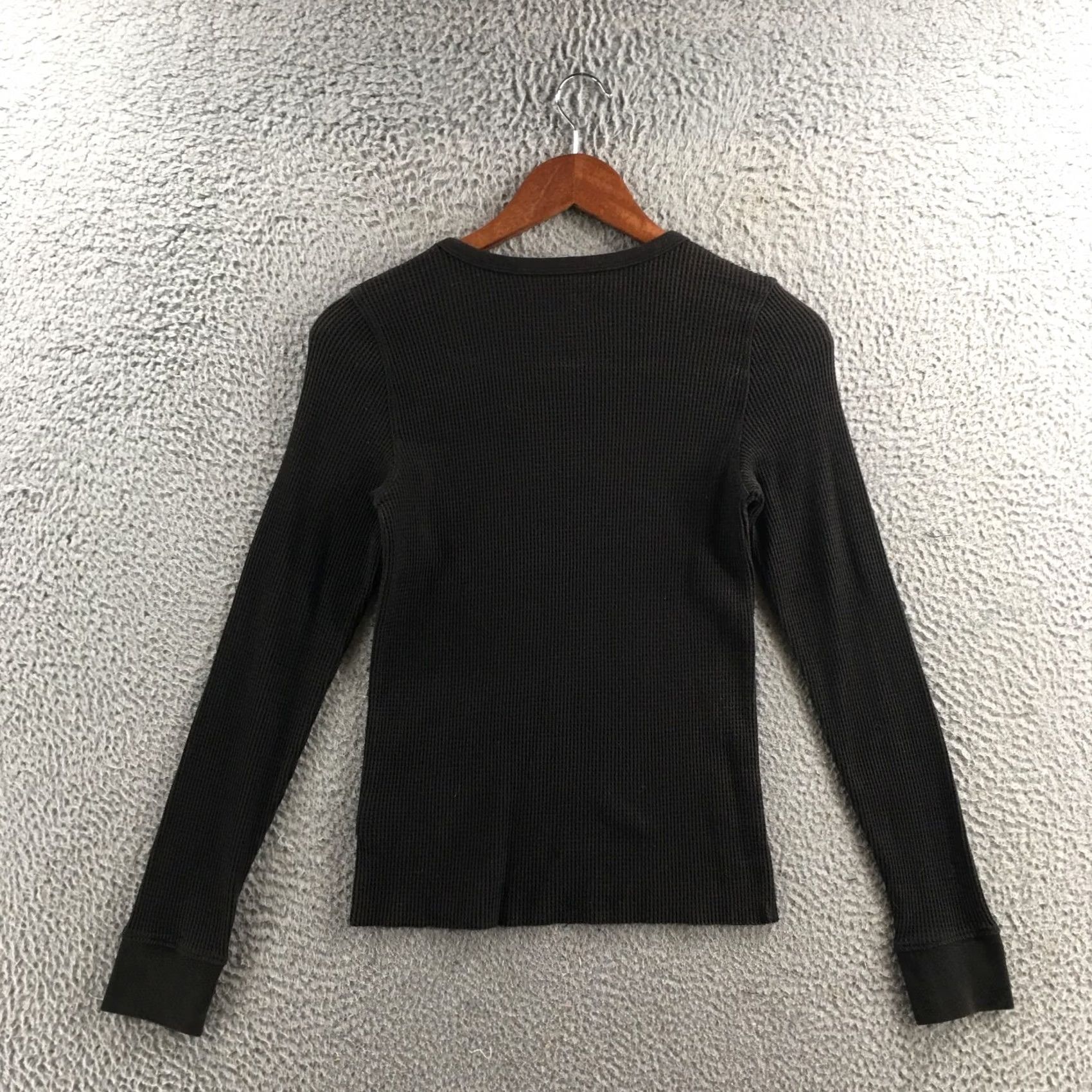 American Eagle Outfitters American Eagle Outfitters Sweater Womens S Black Cotton Blend Knit Crew Neck Long Sleeve Pullover Size S / US 4 / IT 40 - 7 Thumbnail