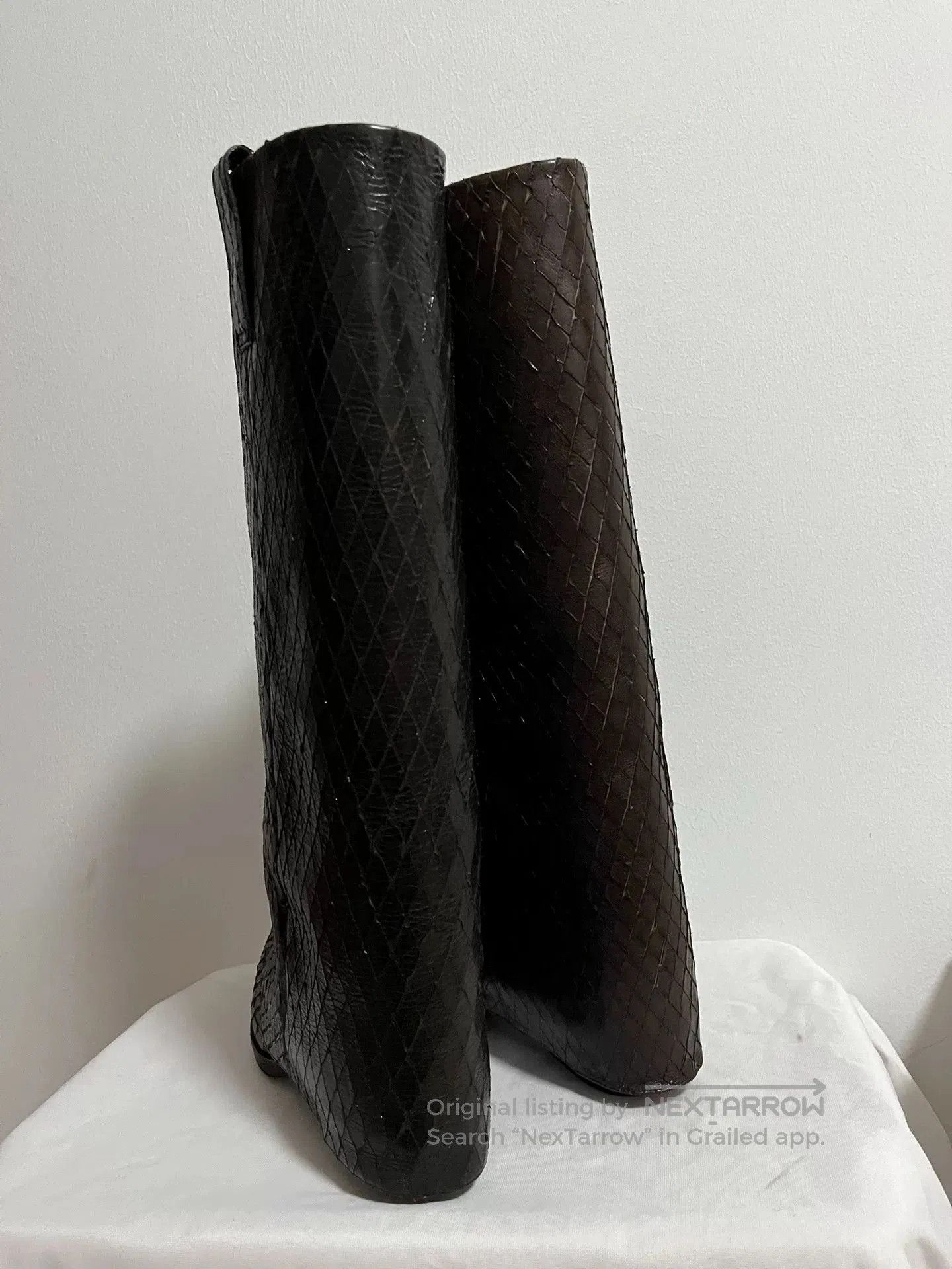 Givenchy Givenchy Snake Skin Western Tall Boots. Size US 6.5 / IT 36.5 - 5 Thumbnail