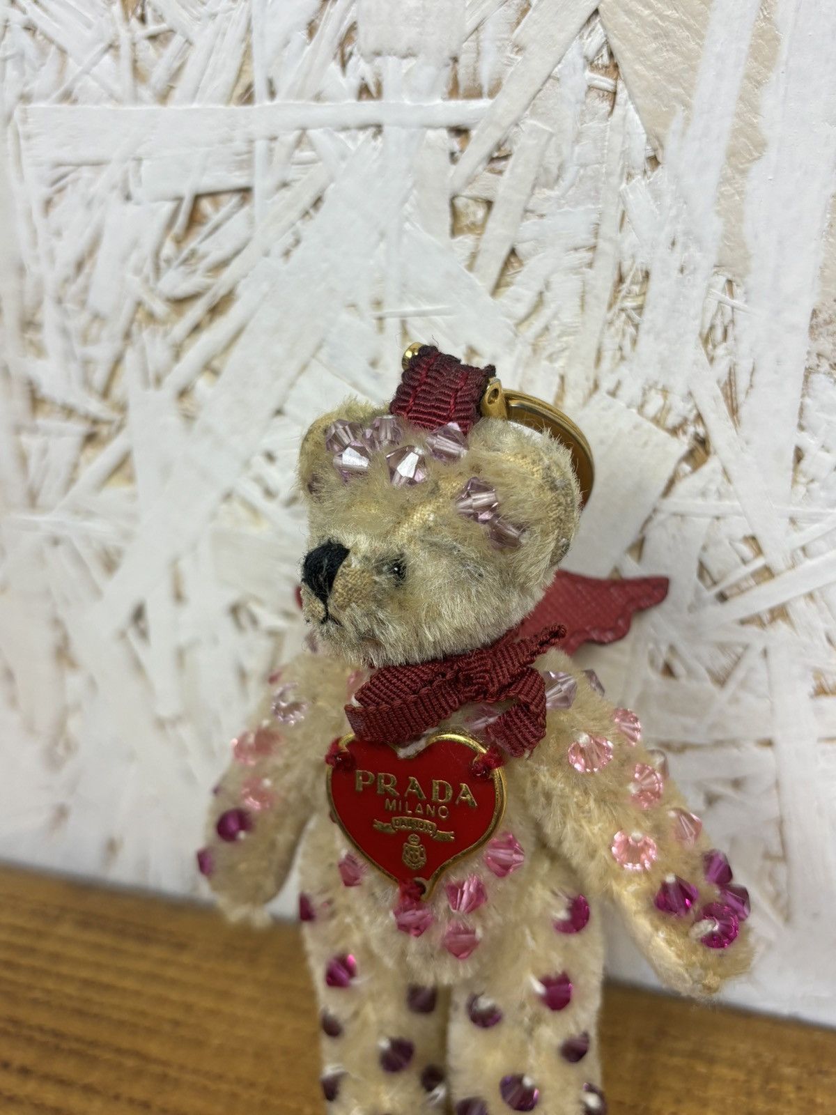 Prada Prada Bear Winged Angel Keyring Key Holder Bag Charm Size ONE SIZE - 2 Thumbnail