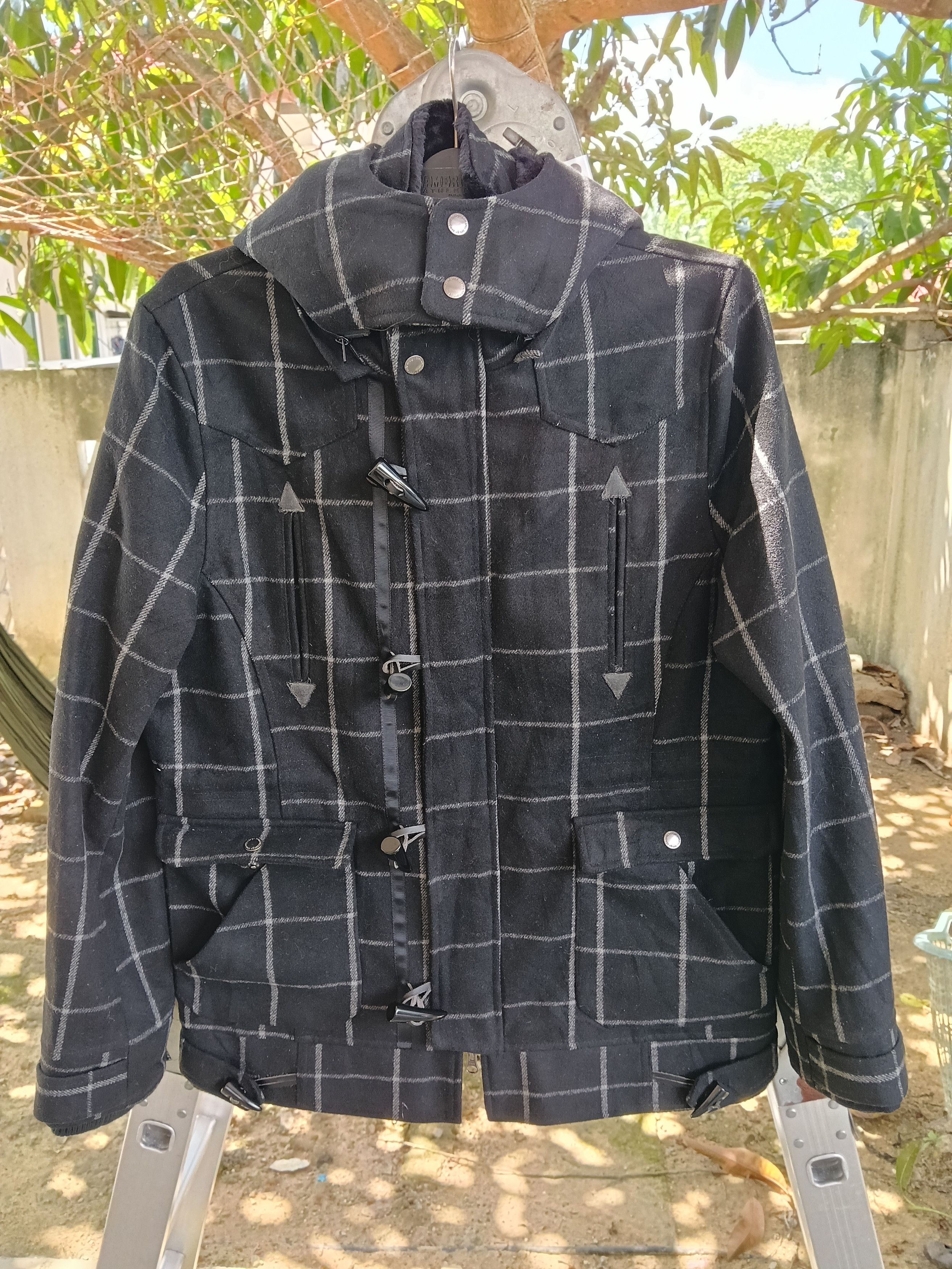 Japanese Brand 💥Semantic Design Wool Hoodie Jacket 💥 Size US M / EU 48-50 / 2 - 3 Thumbnail