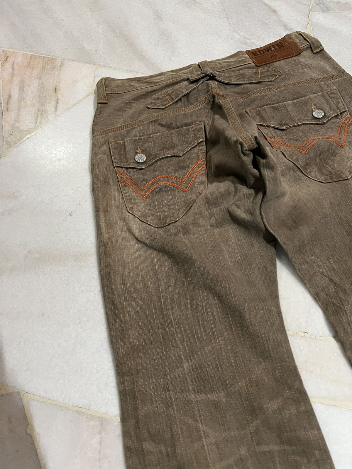 Edwin FLARE 90s EDWIN EXCLUSIVE VINTAGE XV CLAW JEAN Size US 33 - 11 Thumbnail