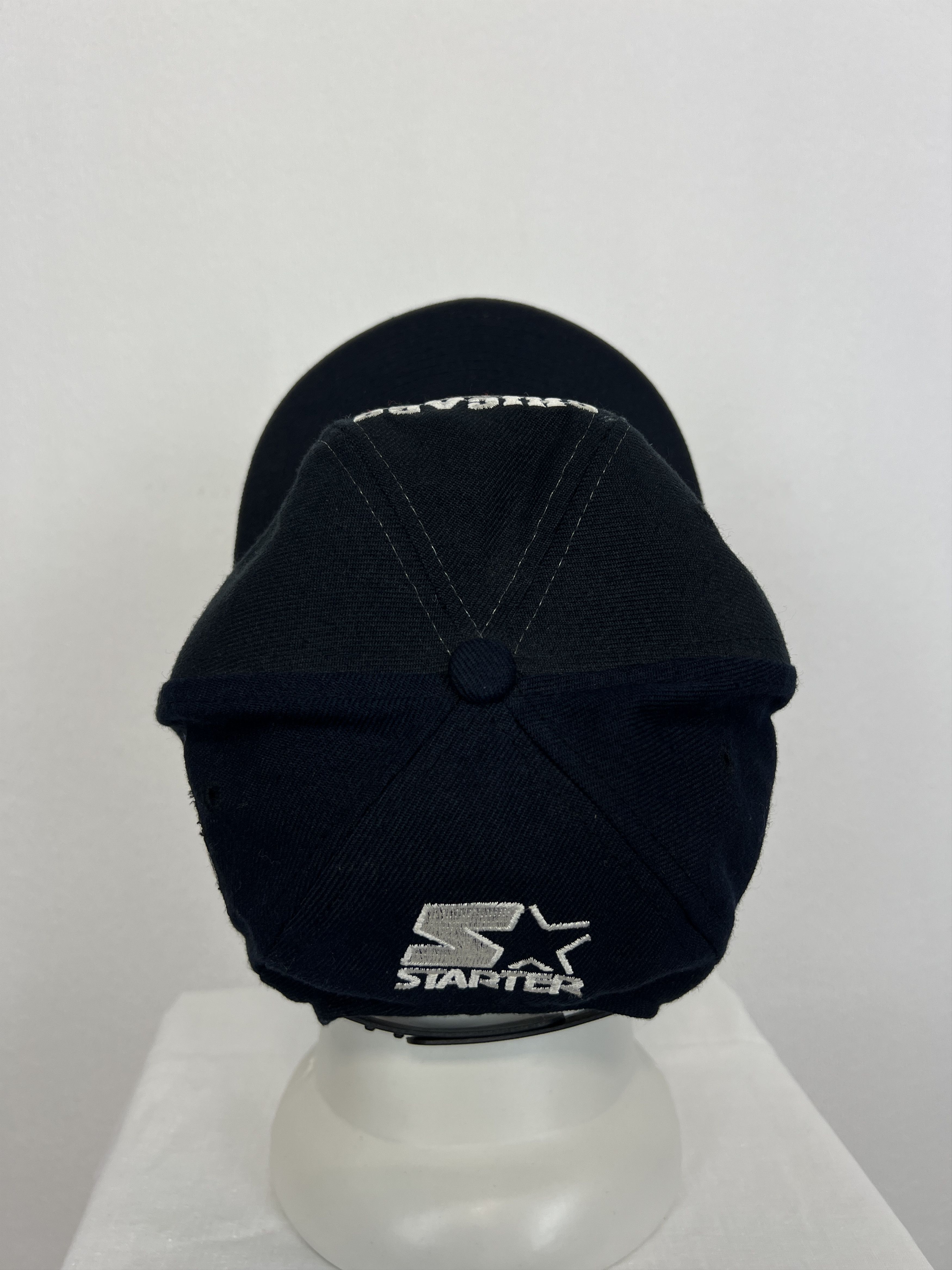 Starter Vintage 90's Starter Chicago Bulls Big Logo Cap Hat Snapback Size ONE SIZE - 6 Thumbnail