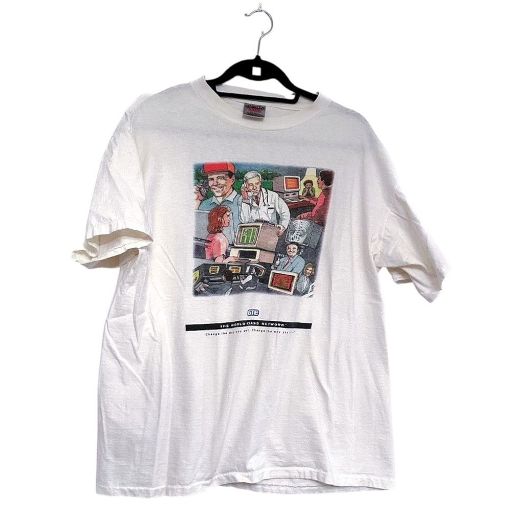 Vintage TWC Network Promo T-Shirt Oneita Power Tee Tech Nostalgia XL Size US XL / EU 56 / 4 - 1 Thumbnail