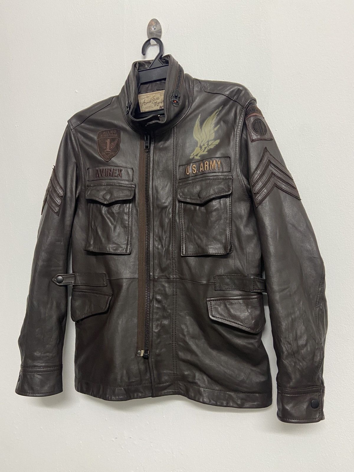 Avirex Avirex Leather Jacket M65 US ARMY Size US M / EU 48-50 / 2 - 5 Thumbnail
