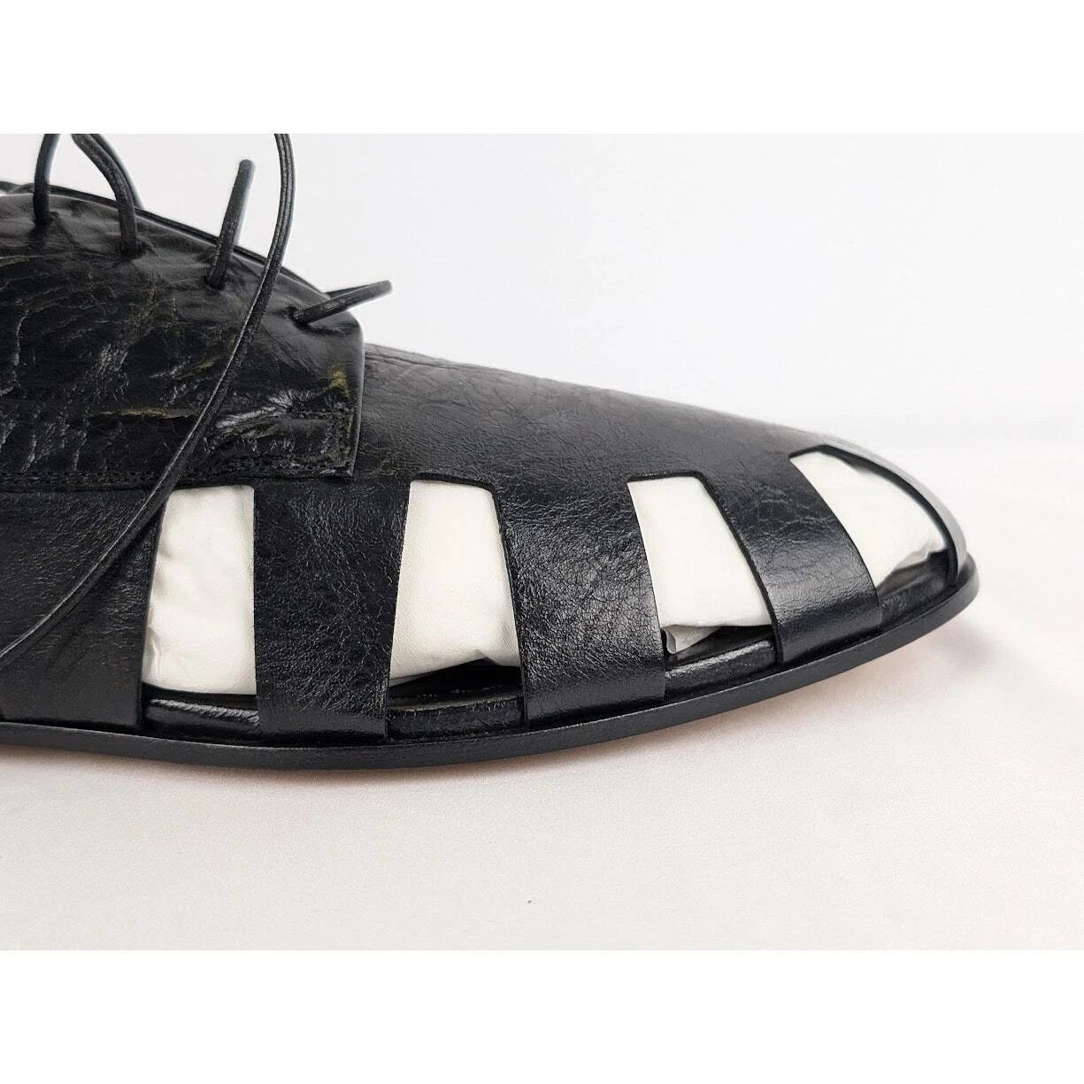 Bottega Veneta o1rshd1 Crunch Lux Sandals in Black Size US 8.5 / EU 41-42 - 9 Thumbnail