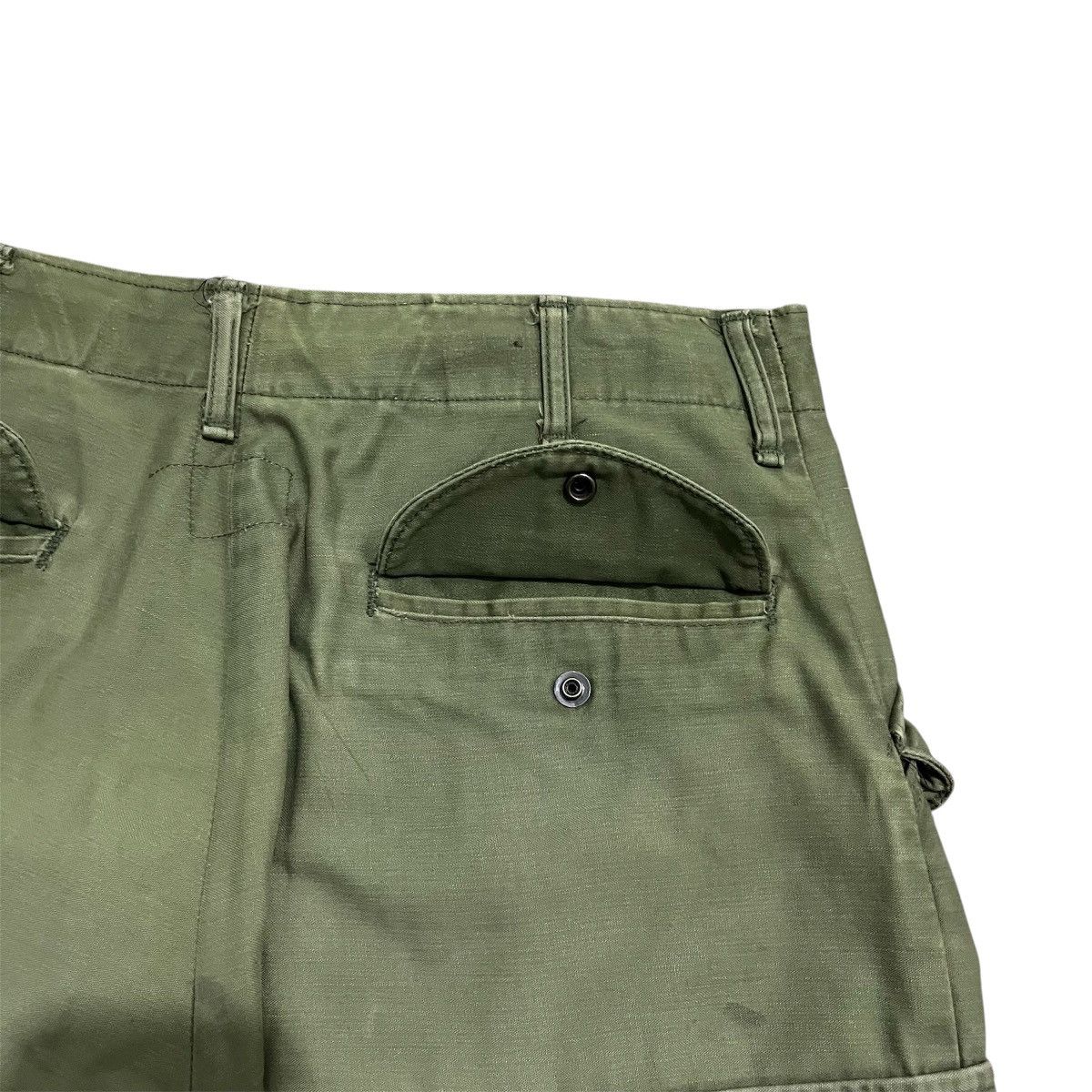 Vintage 70s M65 True Vintage Military War Cargo Pant Amikaji Style Size US 31 - 10 Thumbnail