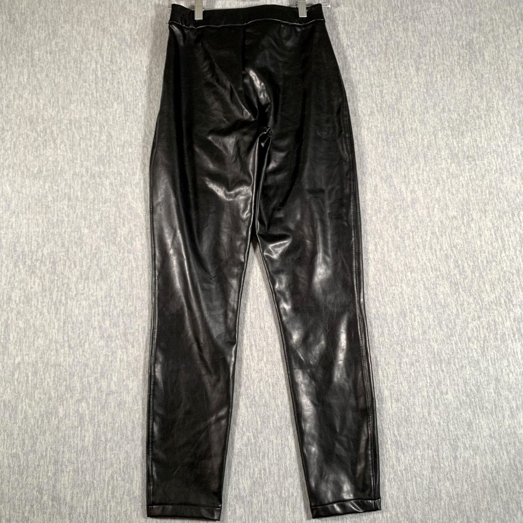Abercrombie & Fitch Abercrombie & Fitch Pants Womens Small Black High Rise Vegan Leather Leggings Size 28" / US 6 / IT 42 - 5 Thumbnail