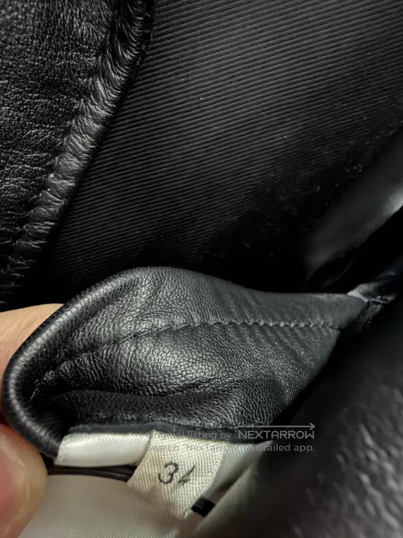 Celine CELINE Lamb Leather Biker Jacket i Size XXS / US 00 / IT 34 - 6 Thumbnail