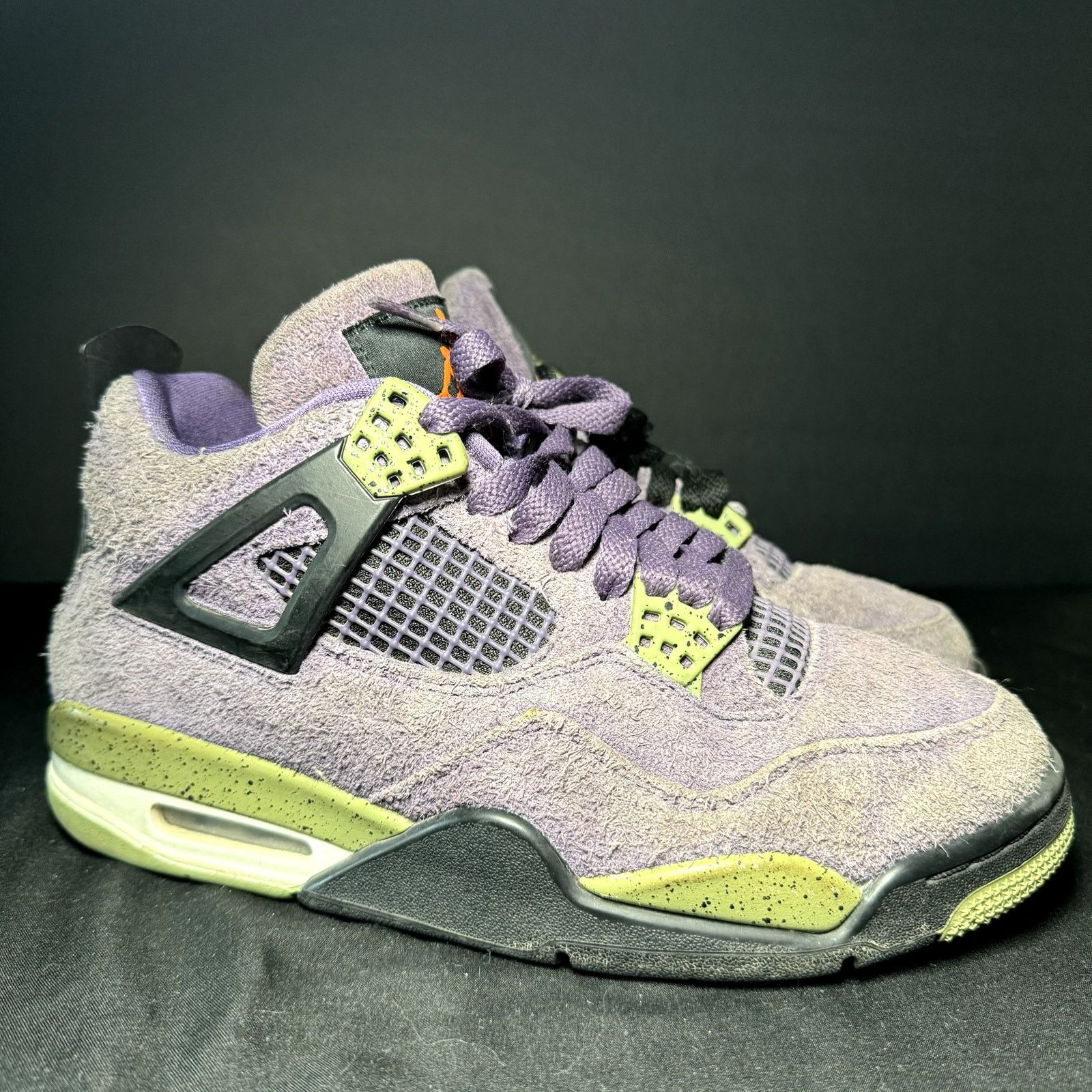 Jordan Brand × Nike Wmns Air Jordan 4 Retro Canyon Purple Women's Shoes - Size 8 Size US 8 / IT 38 - 9 Thumbnail