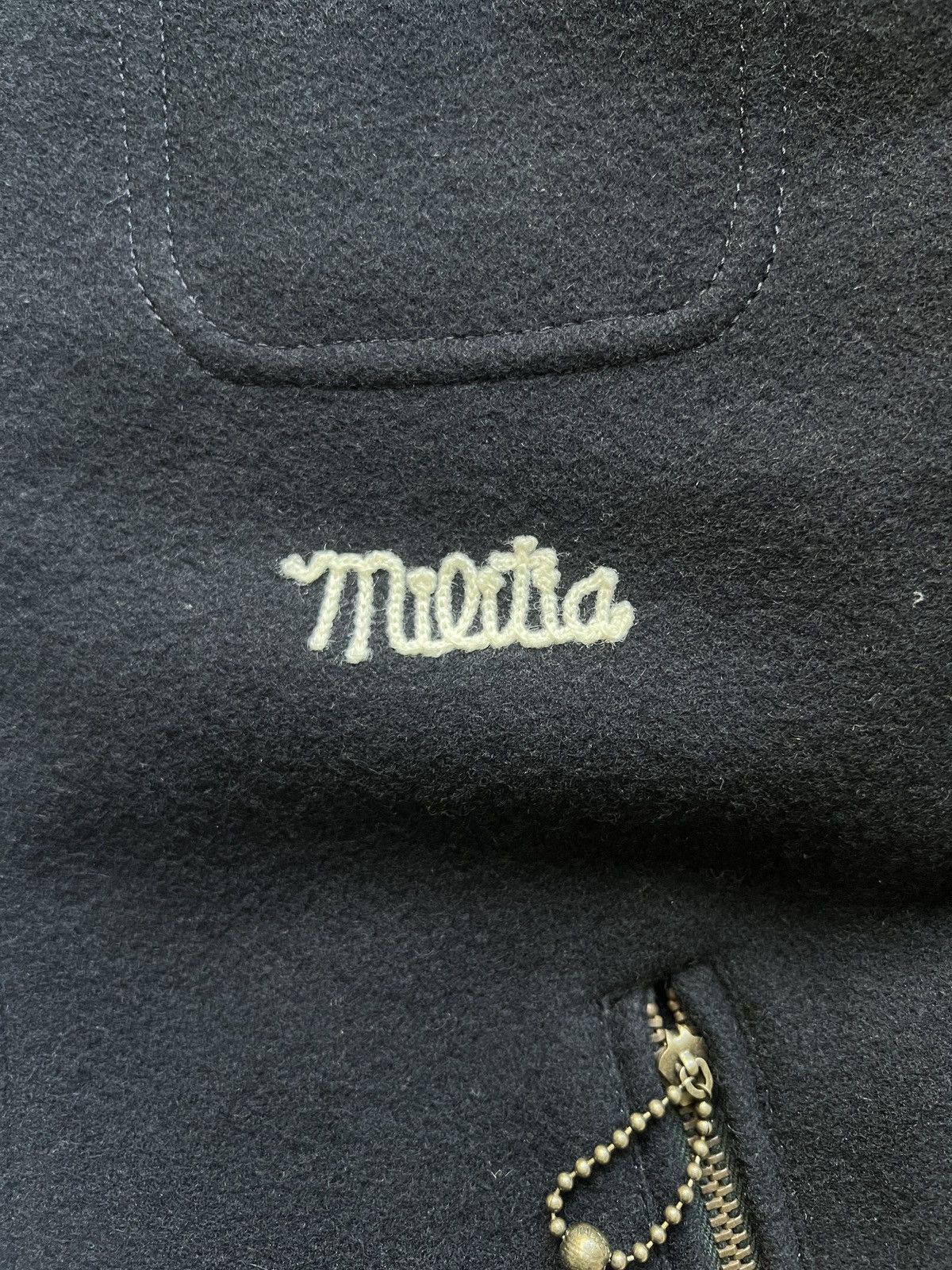 Wtaps Wtaps Archive 2008AW Melton Wool Biker Jacket Size US S / EU 44-46 / 1 - 8 Thumbnail