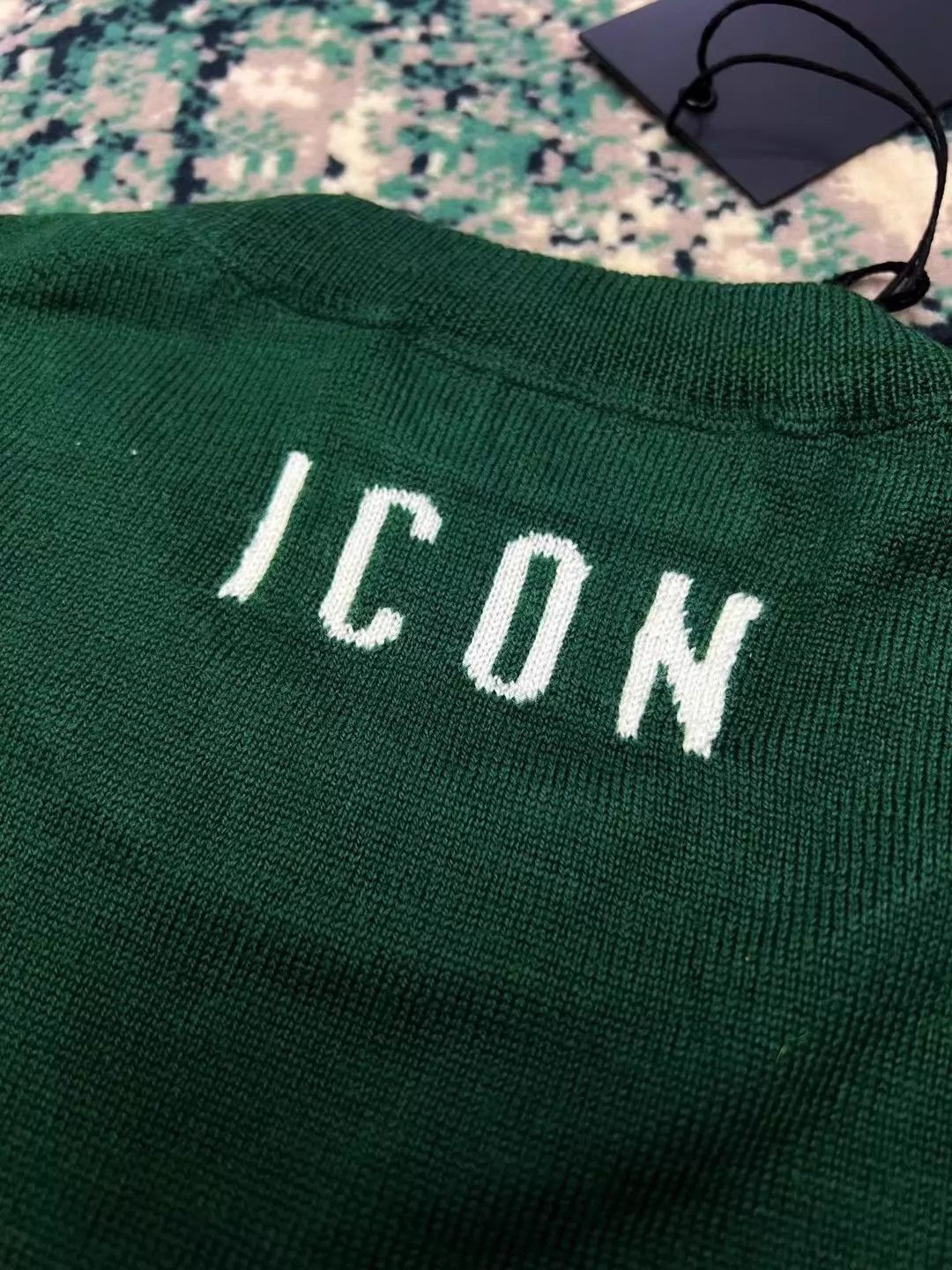 Dsquared2 Dsquared2 2022FW ICON Green French Bulldog Slim Fit Sweater Size US S / EU 44-46 / 1 - 4 Thumbnail