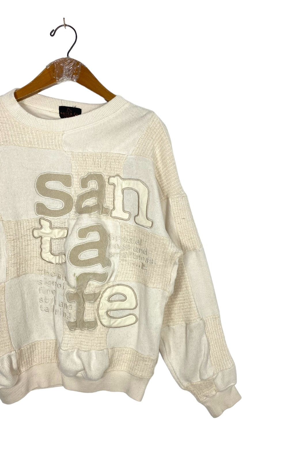Japanese Brand Rare‼️ Vintage Santafe Patchwork Sweatshirt Made in Japan Size US M / EU 48-50 / 2 - 3 Thumbnail