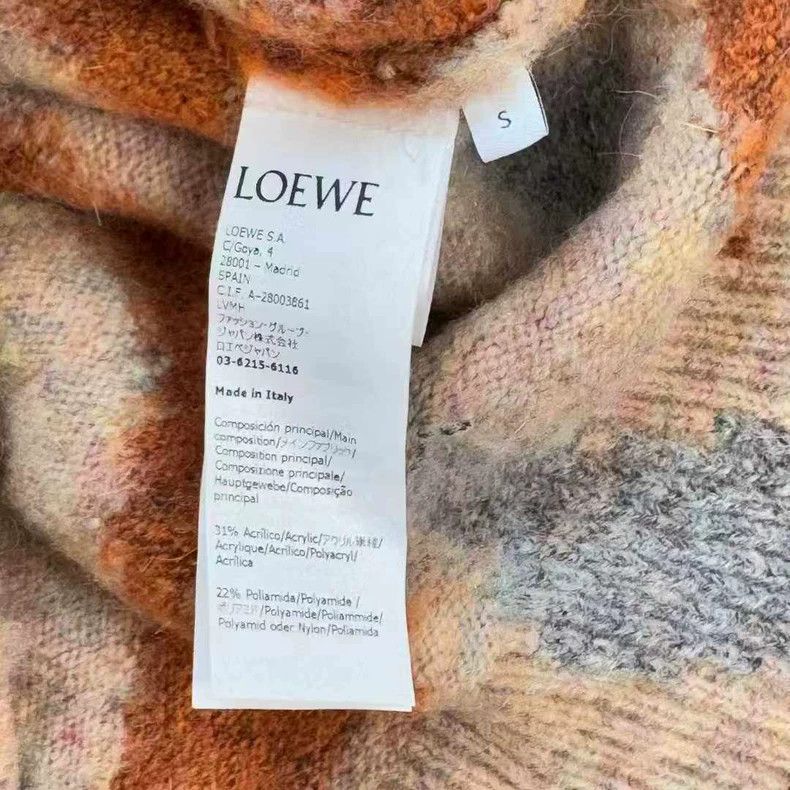 Loewe LOEWE Colorful horsehair cardigan with small logo Size S / US 4 / IT 40 - 5 Thumbnail