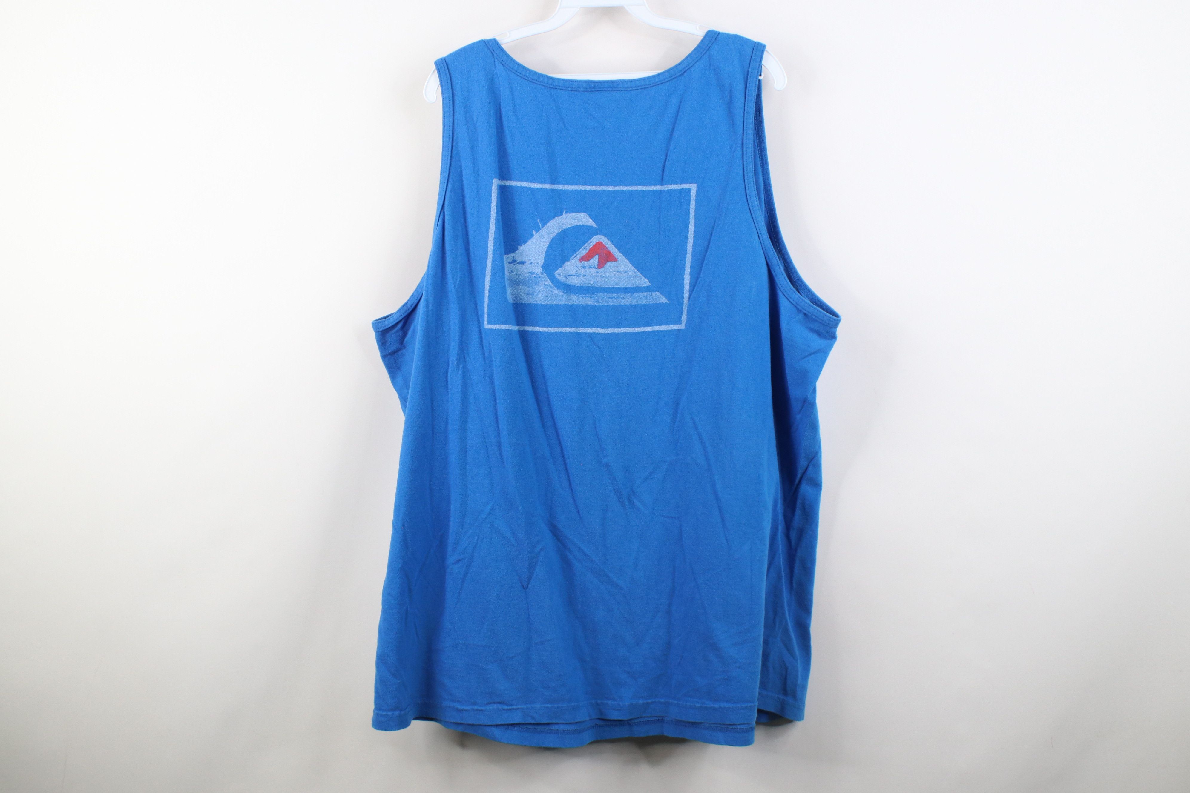 Quiksilver Vintage Y2K Quiksilver Surfing Tank Top T-Shirt Blue Cotton Size US XXL / EU 58 / 5 - 10 Thumbnail