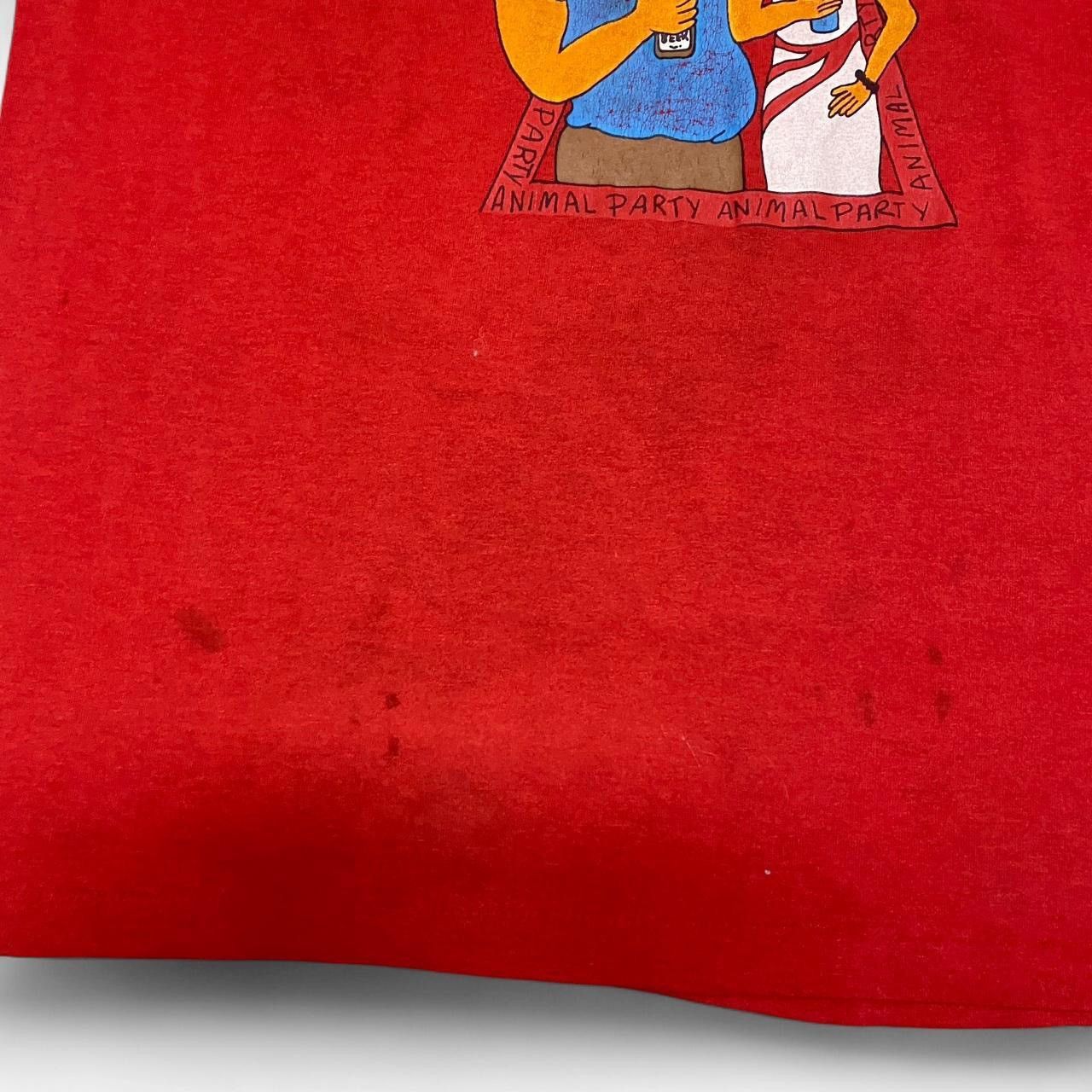 Other Vintage single stitch hey dudes let’s party Simpson red tee Size US L / EU 52-54 / 3 - 2 Thumbnail