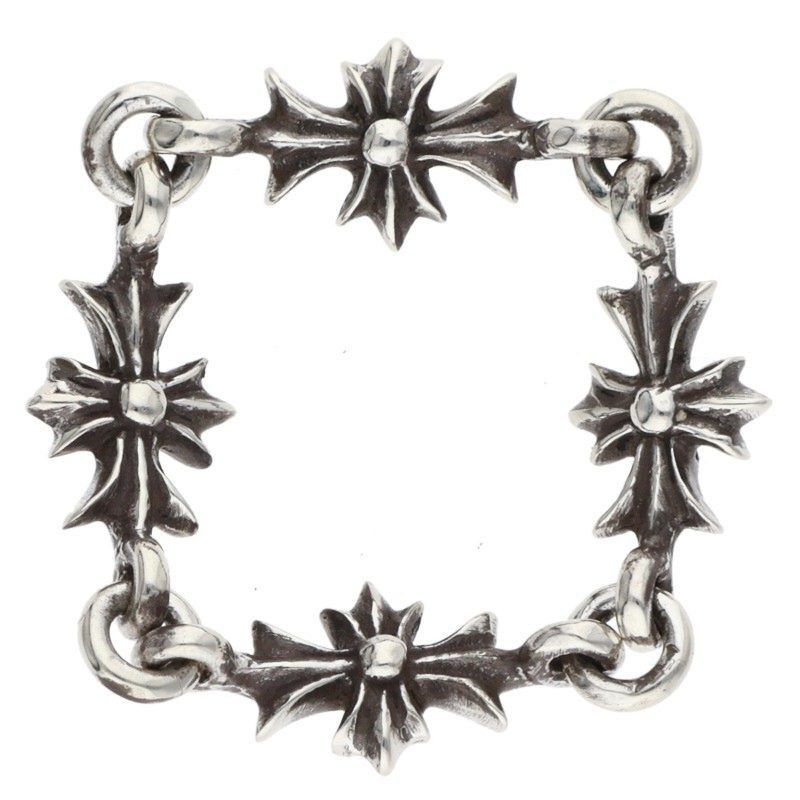 Chrome Hearts Chrome Hearts Tiny ECH Plus Silver Ring Size ONE SIZE - 2 Thumbnail