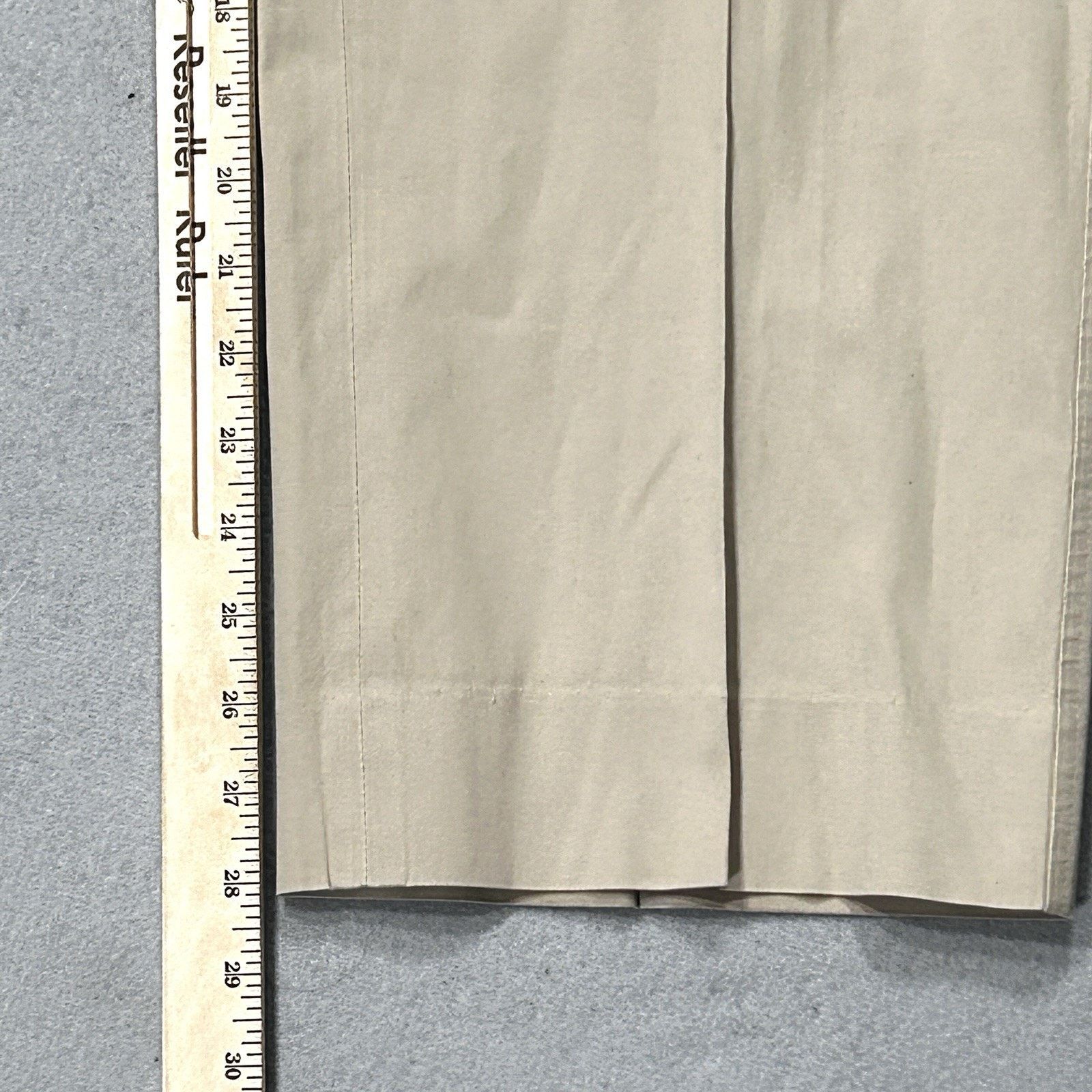 Faconnable Falconnable Flat Front Light Khaki Cotton Pants Size US 40 / EU 56 - 5 Thumbnail