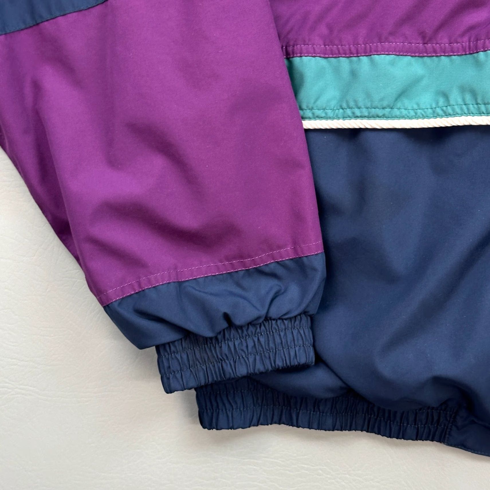 Le Coq Sportif VINTAGE Le Coq Sportif Jacket Mens Large Purple Full Zip Lined Outdoor Active Size US L / EU 52-54 / 3 - 2 Thumbnail