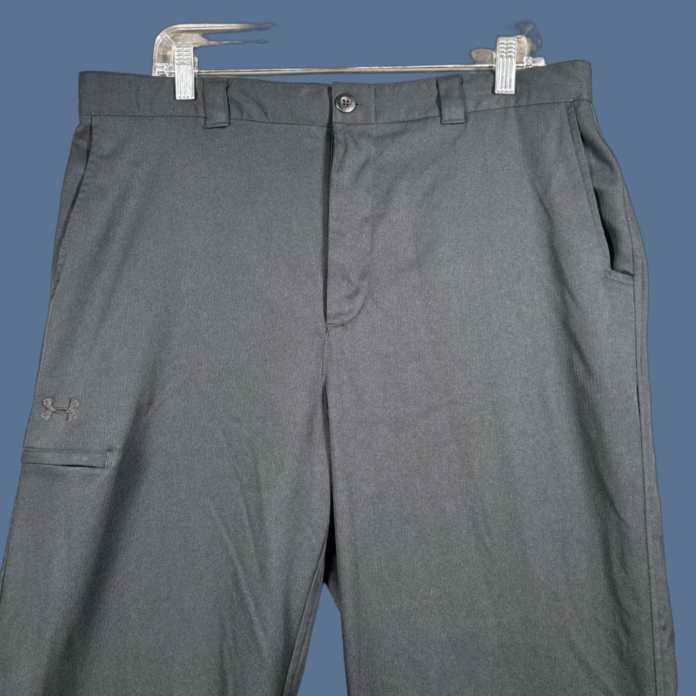 Under Armour Under Armour Performance Mens Pants 36X30 Black Stretch Zip Side Cargo Pocket Size US 36 / EU 52 - 1 Thumbnail