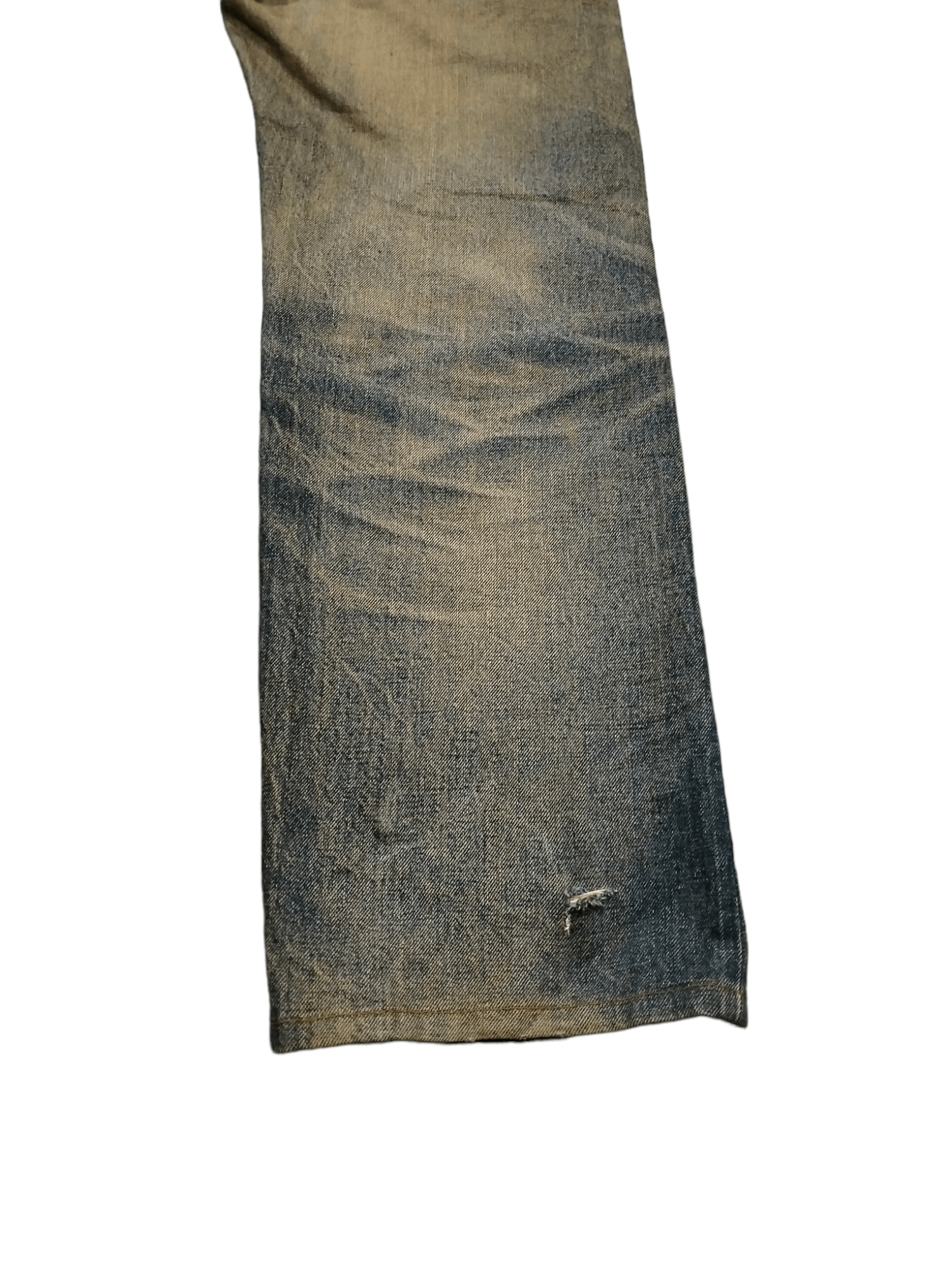Japanese Brand Vintage Acoustic Salvage Distressed Denim Pants Size US 33 - 11 Thumbnail