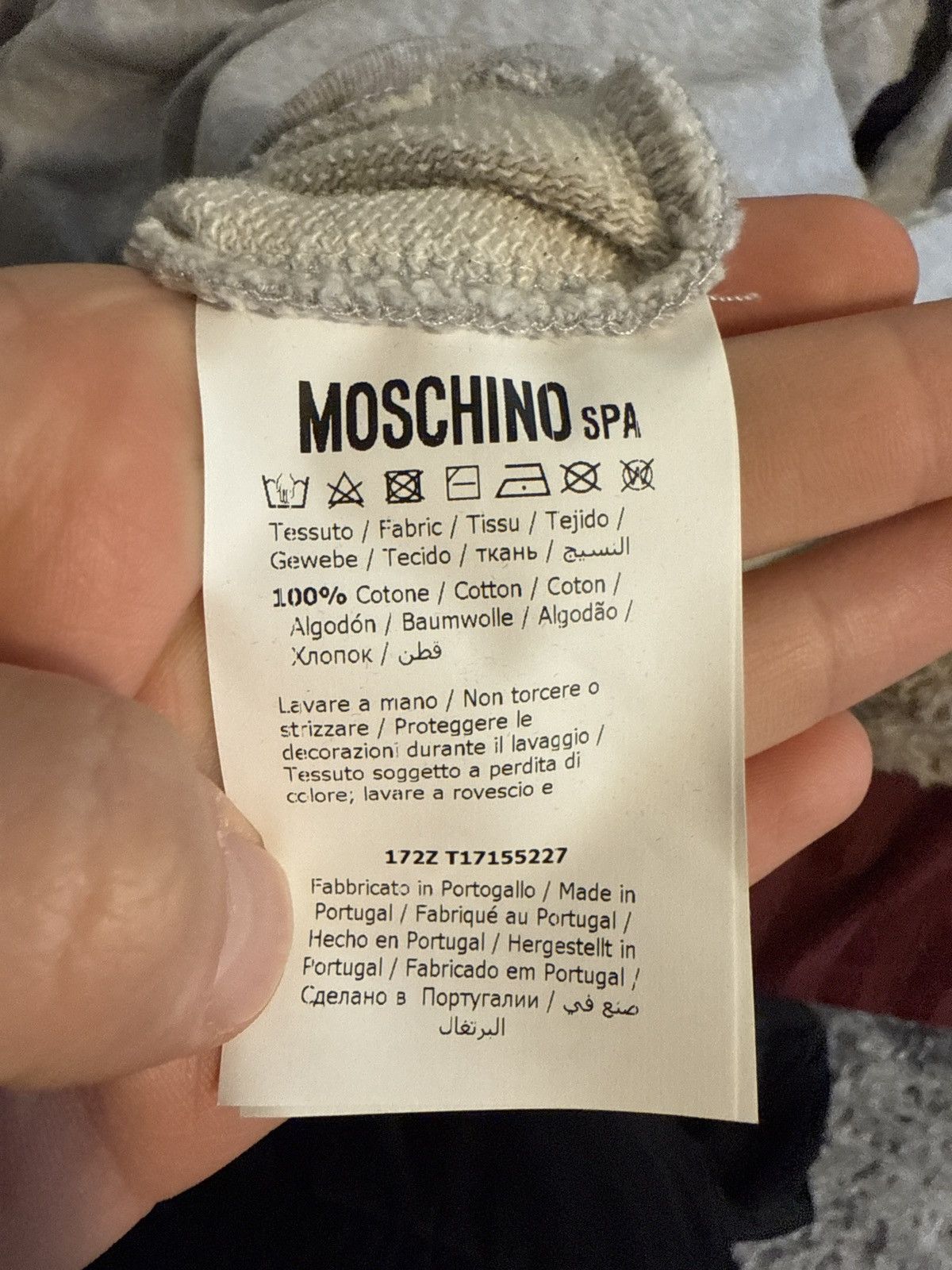 Moschino Men’s Moschino Hoodie Size US M / EU 48-50 / 2 - 5 Thumbnail