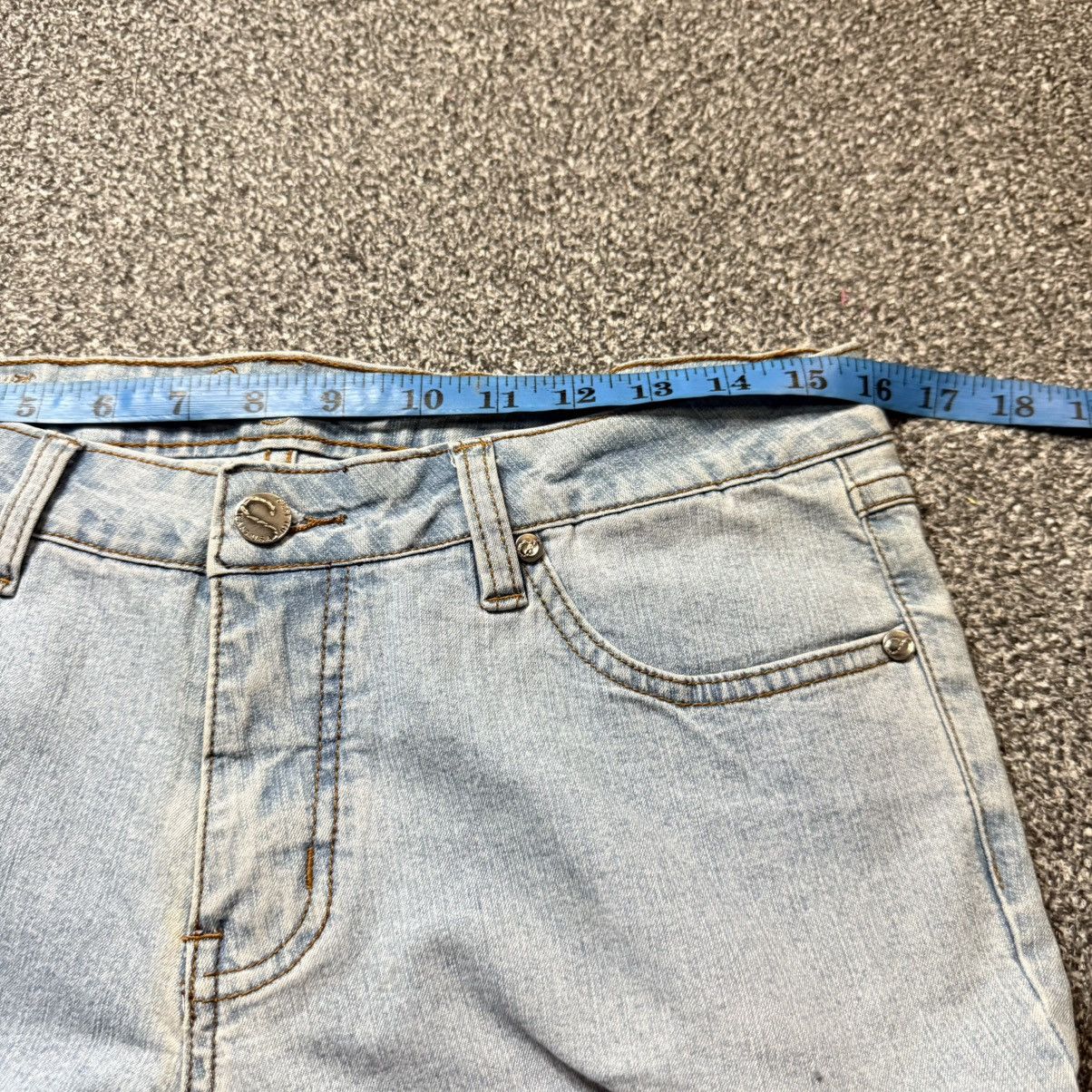 Japanese Brand 🔥🇯🇵 Vtg 90s Faded Denim Baggy Flared Size US 32 / EU 48 - 11 Thumbnail