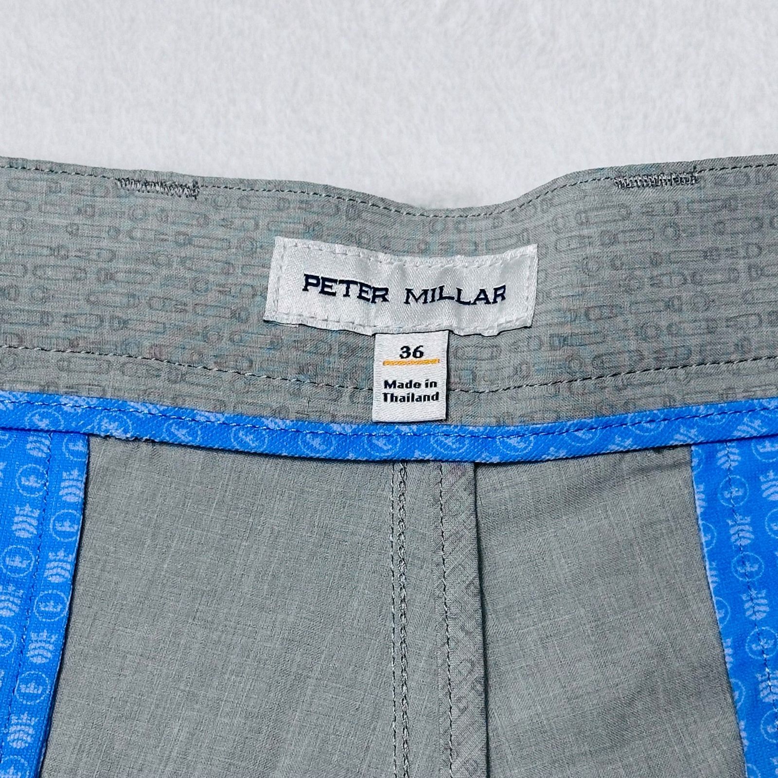 Peter Millar Peter Millar CS Men’s 36 Grey Quick Dry Hybrid Golf Shorts Size US 36 / EU 52 - 8 Thumbnail