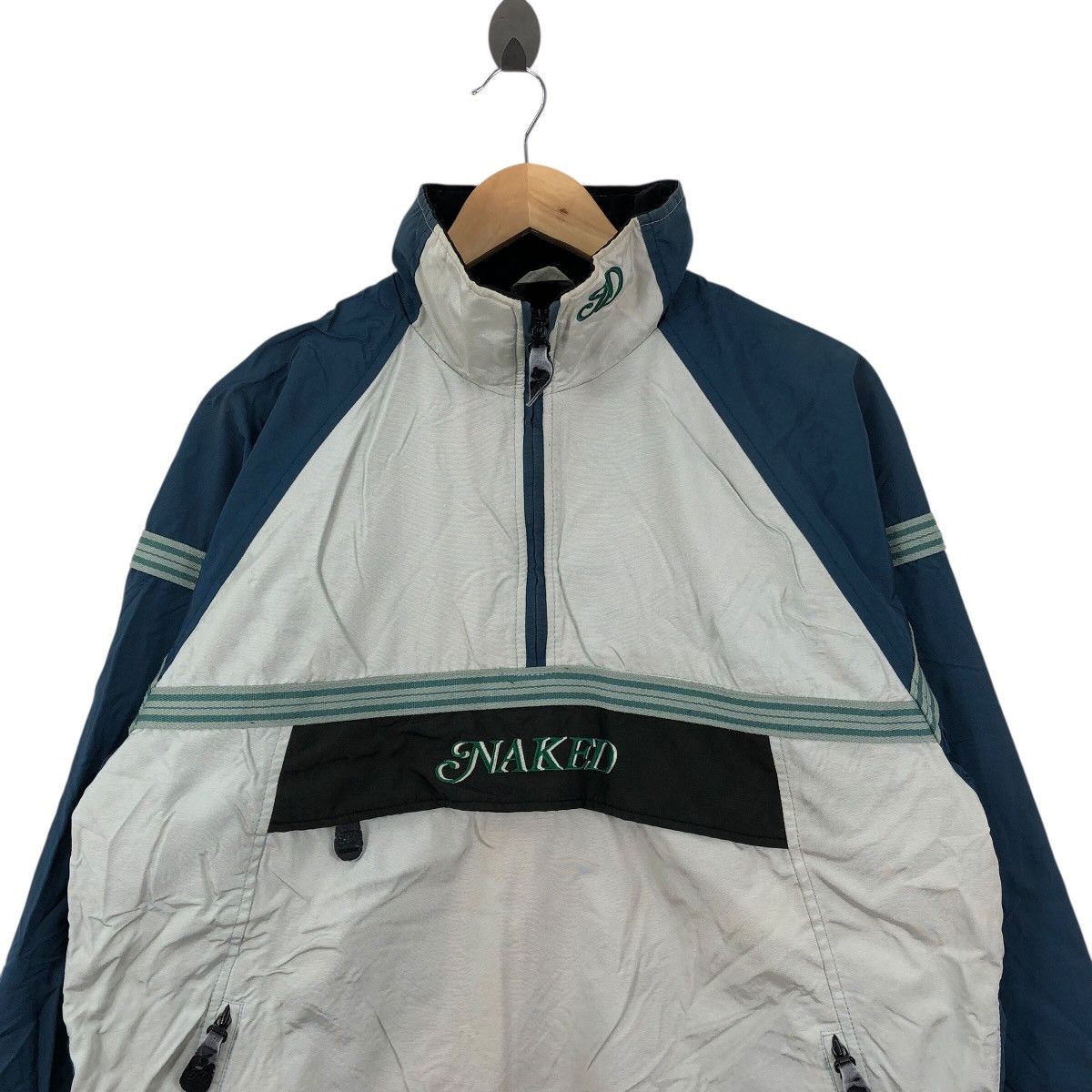 Vintage Vintage NAKED SNOWBOARD WEAR Gelanots Light Dirty Jacket Size US L / EU 52-54 / 3 - 2 Thumbnail