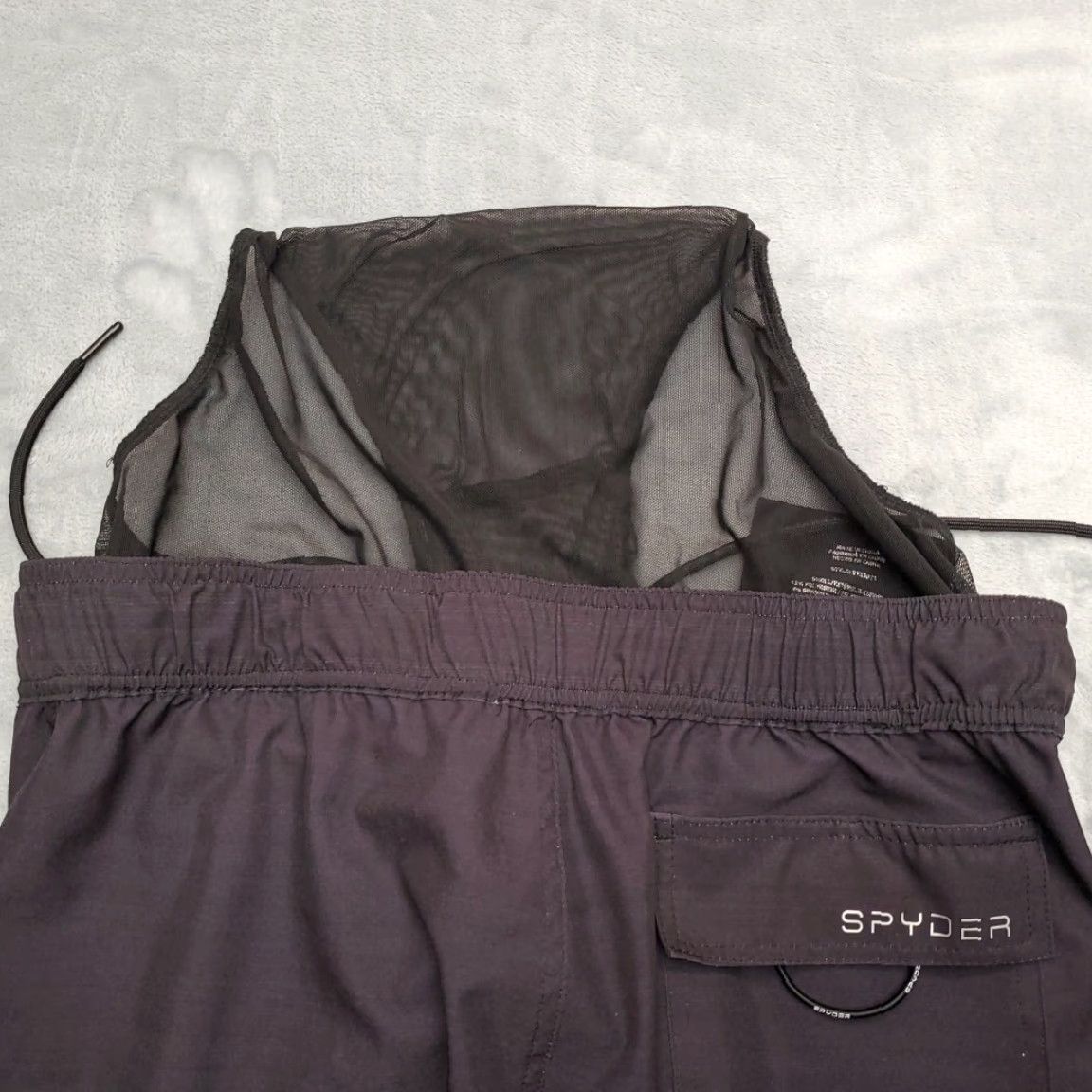 Spyder Spyder Board Shorts Mens Large Black Lined Swim Bathing Surf Outdoors Casual Bottom Size US 33 - 6 Thumbnail
