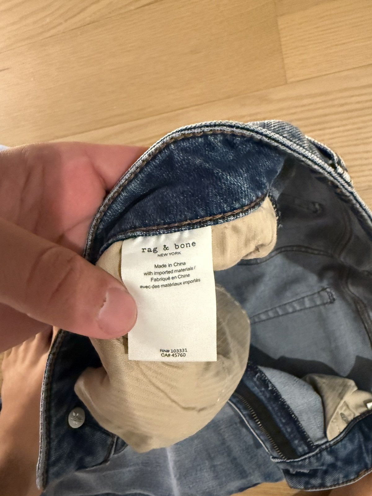 Rag & Bone Rag & Bone Athletic Fit Jeans Size US 32 / EU 48 - 4 Thumbnail
