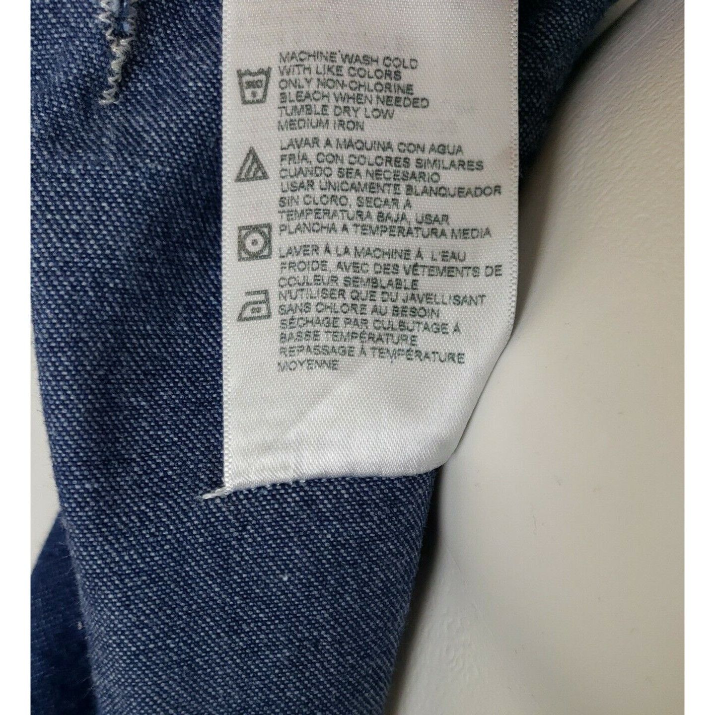 Dickies Dickies Denim Overalls Mens 46 x 27 Custom Baggy Blue Jeans Size US 44 / EU 60 - 10 Thumbnail