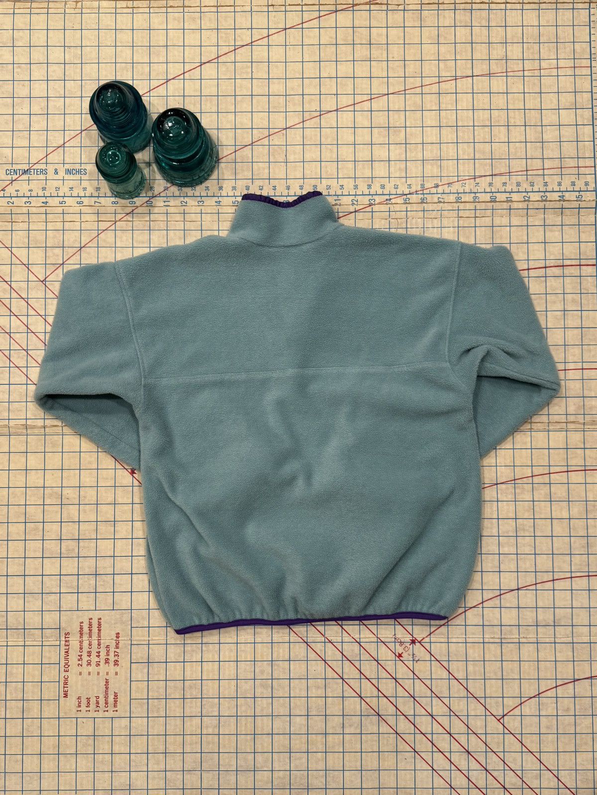 Patagonia Vintage Patagonia Snap T Fleece Kids Size 9/10 Blue Purple Size US XS / EU 42 / 0 - 7 Thumbnail