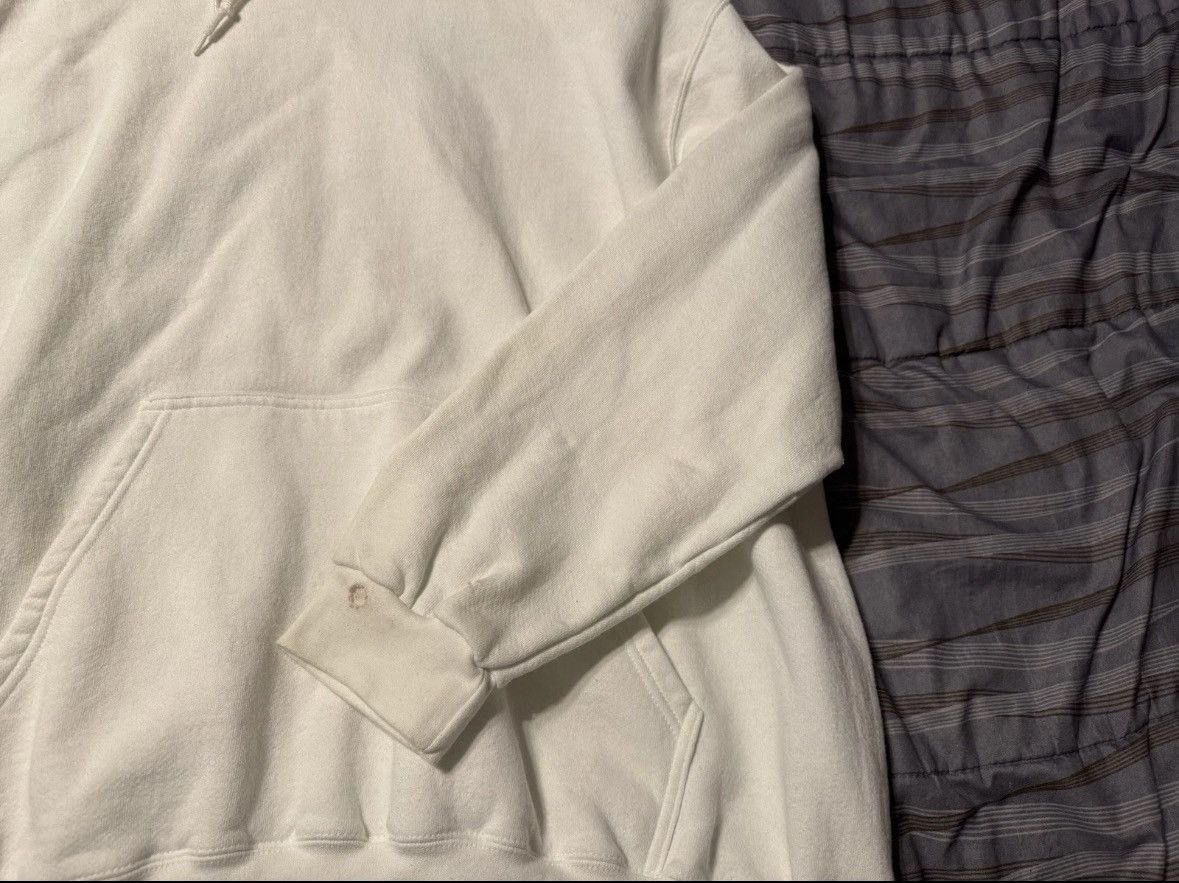 Nike Vintage 90's Nike Center Middle Swoosh RARE White Hoodie 2XL Size US XXL / EU 58 / 5 - 12 Thumbnail